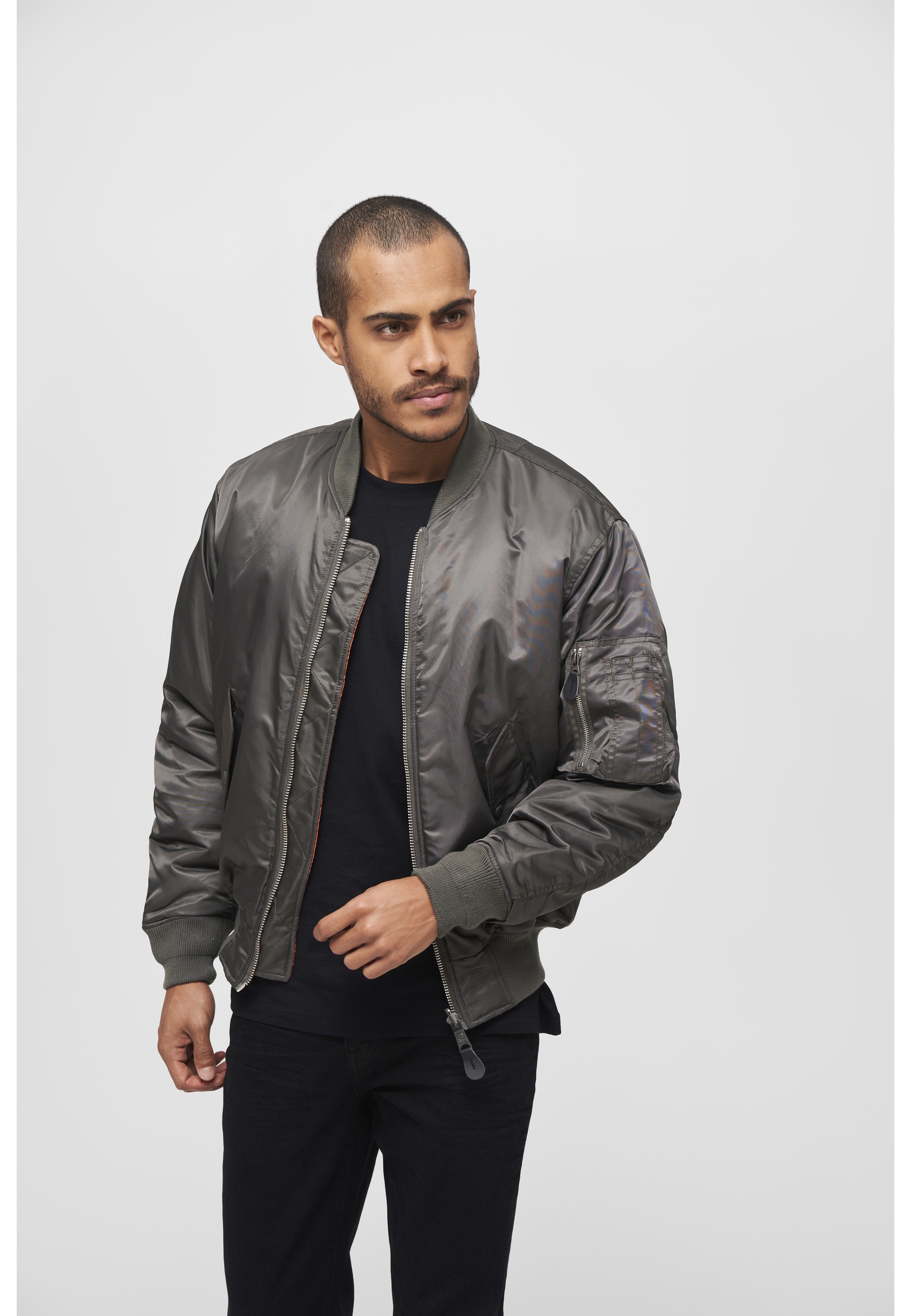 Brandit Anorak »Brandit Herren MA1 Bomber Jacket« 1 Stk. tlg. ohne Kapuze