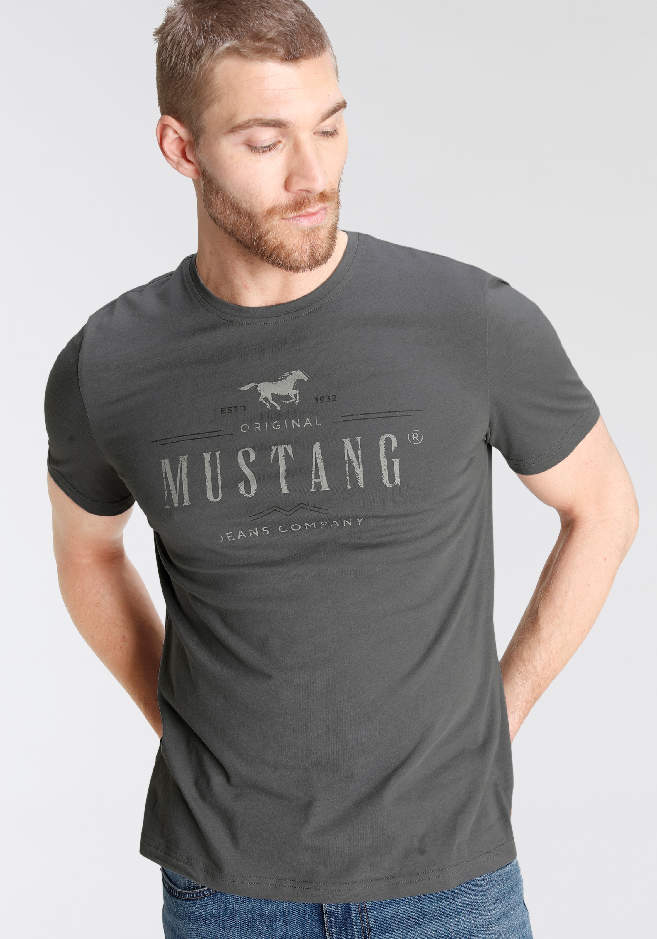 MUSTANG T-Shirt "Style Alex C Print" günstig online kaufen