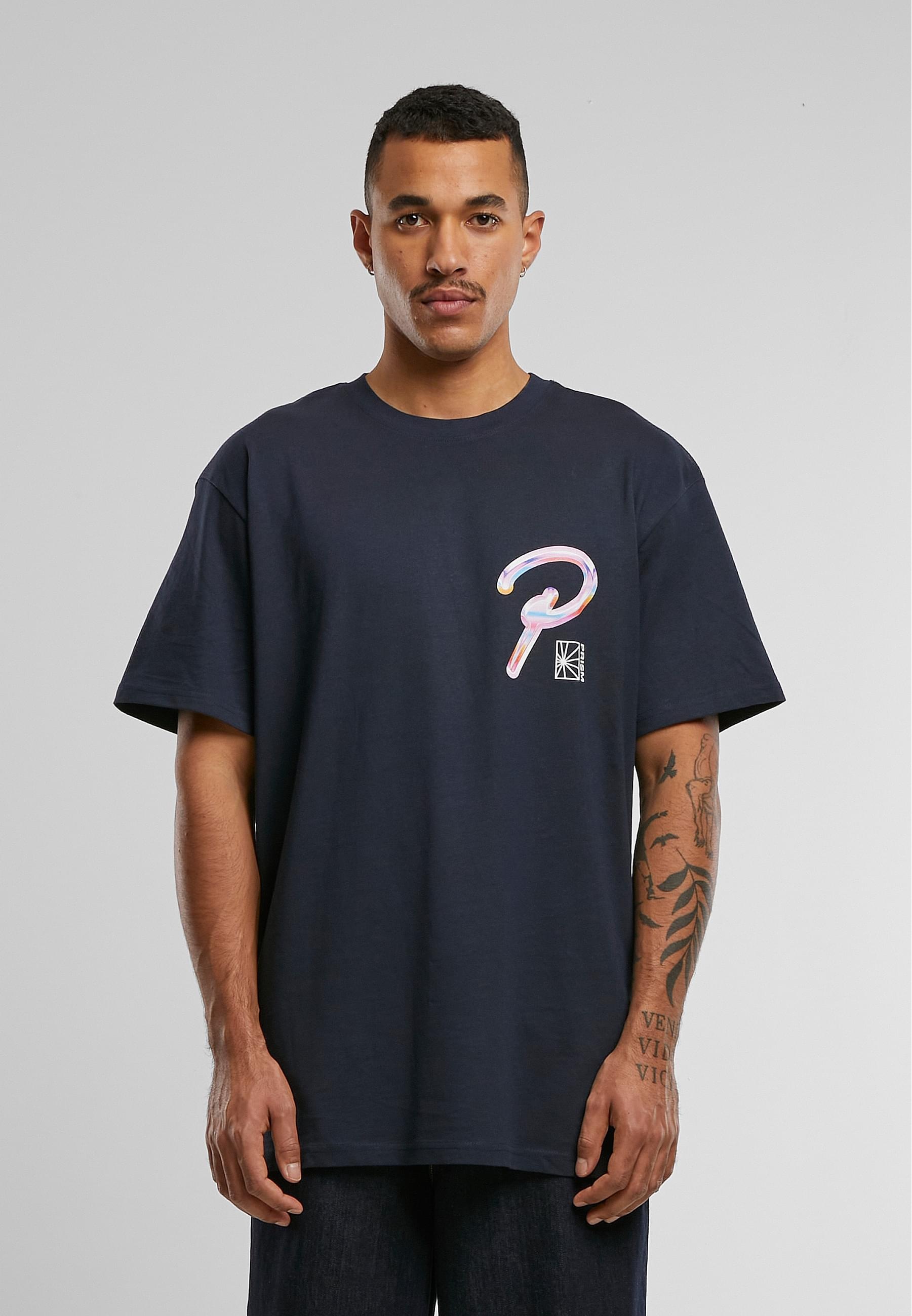 Upscale by Mister Tee Kurzarmshirt »Upscale by Mister Tee Herren Prisma Oversize Tee«, (1 tlg.)