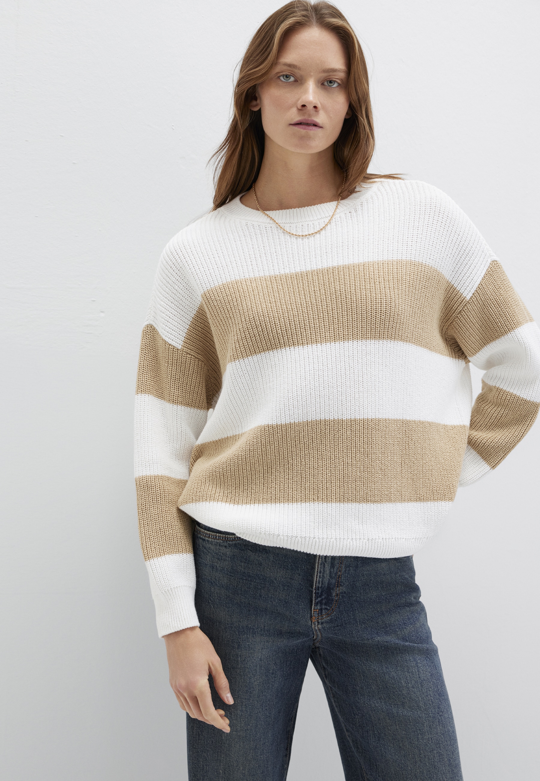 Mavi Strickpullover »STRIPED SWEATER« Pullover gestreift