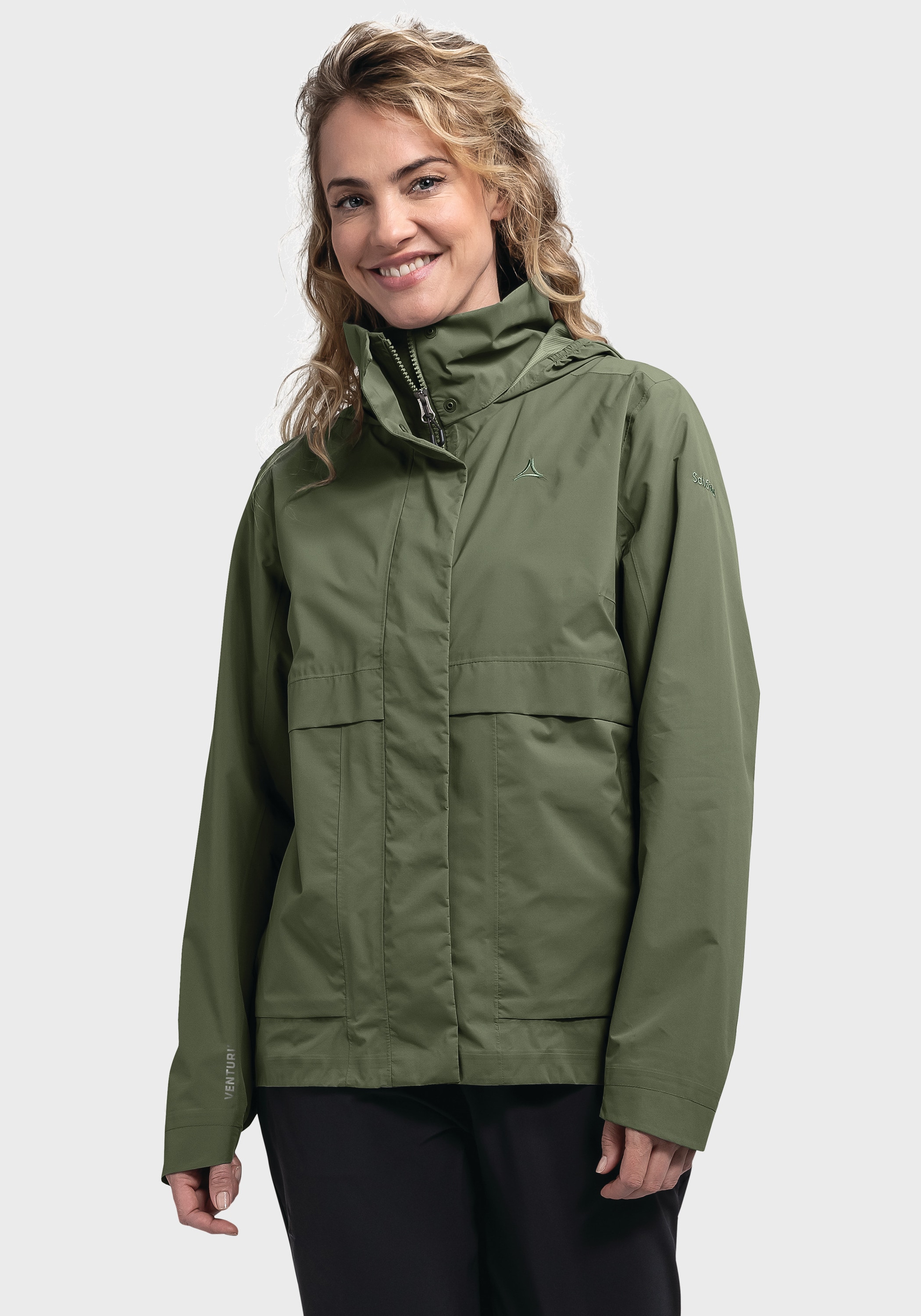 Schöffel Outdoorjacke »2.5L Jacket Bellagio L«, mit Kapuze