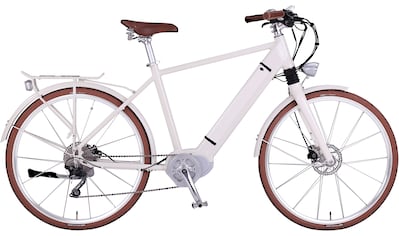 E-Bike »Classic 25 Cäsar Herren 54 cm Weiß 28"«, 10 Gang, Shimano, Deore, Mittelmotor...