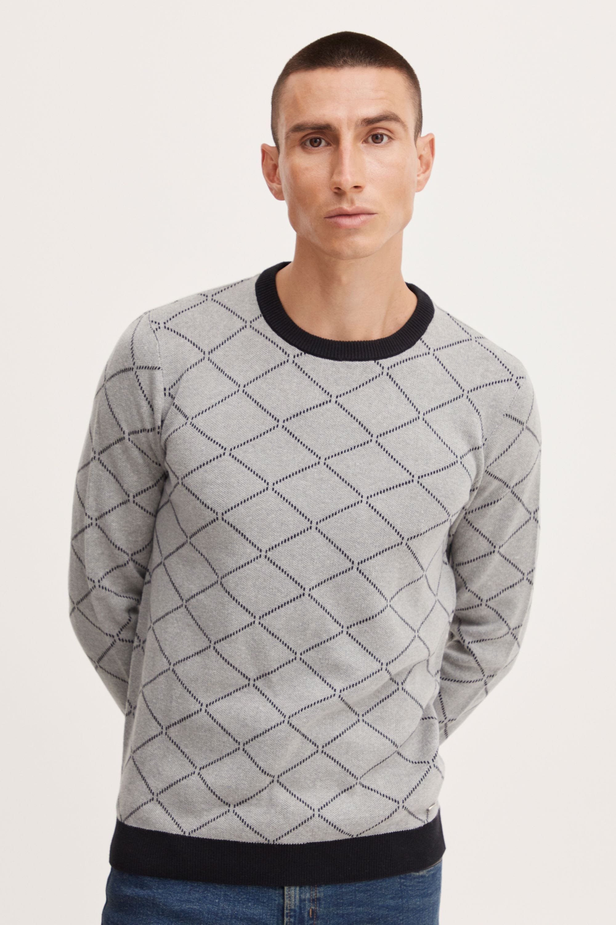 Blend Rundhalspullover "BHNison" Feinstrick Pullover mit Rundhalsausschnitt günstig online kaufen