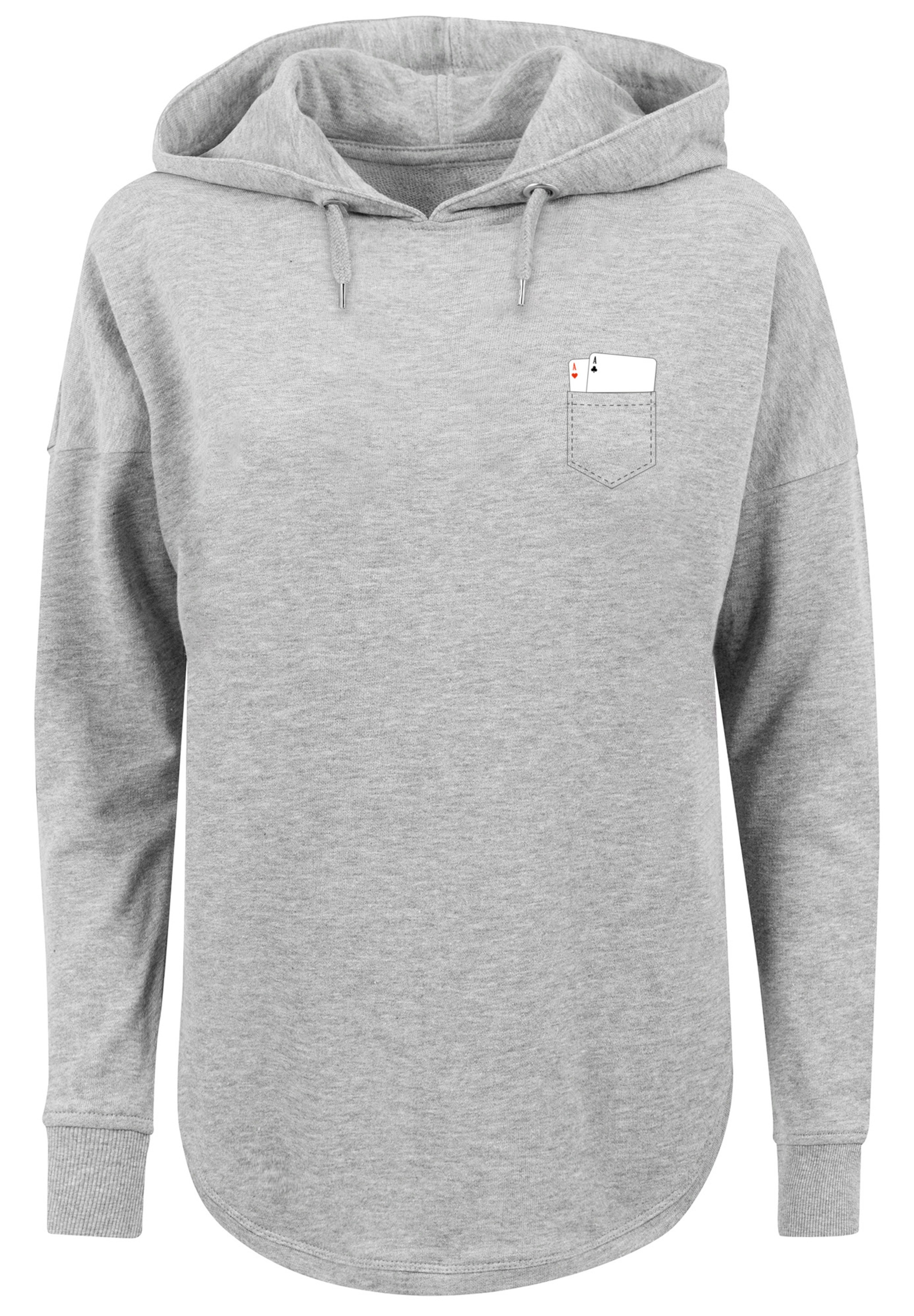 F4NT4STIC Kapuzenpullover »Pocket with Cards«, Print