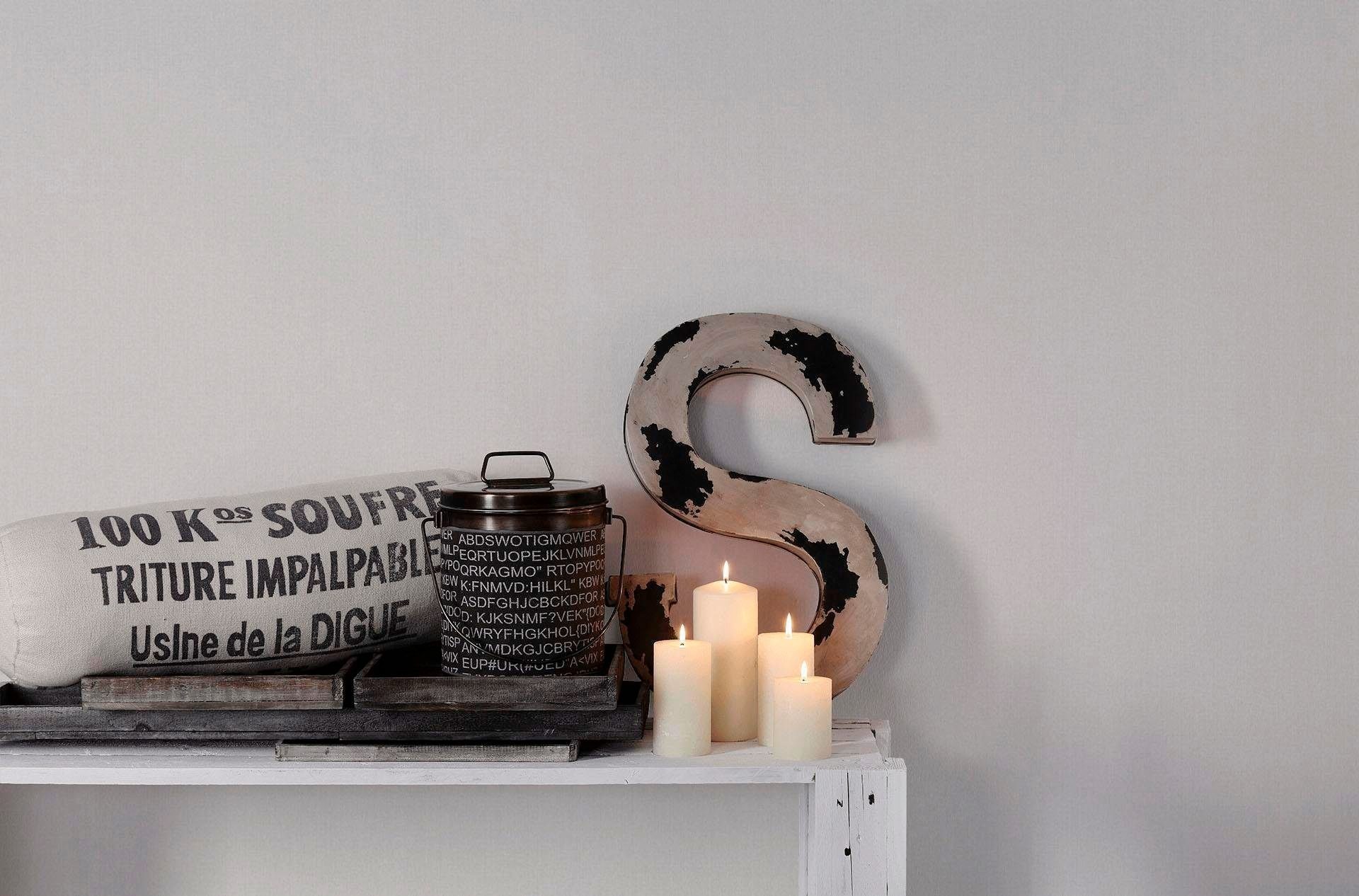 living walls Vliestapete »Hygge«, uni-einfarbig, Uni Tapete Einfarbig