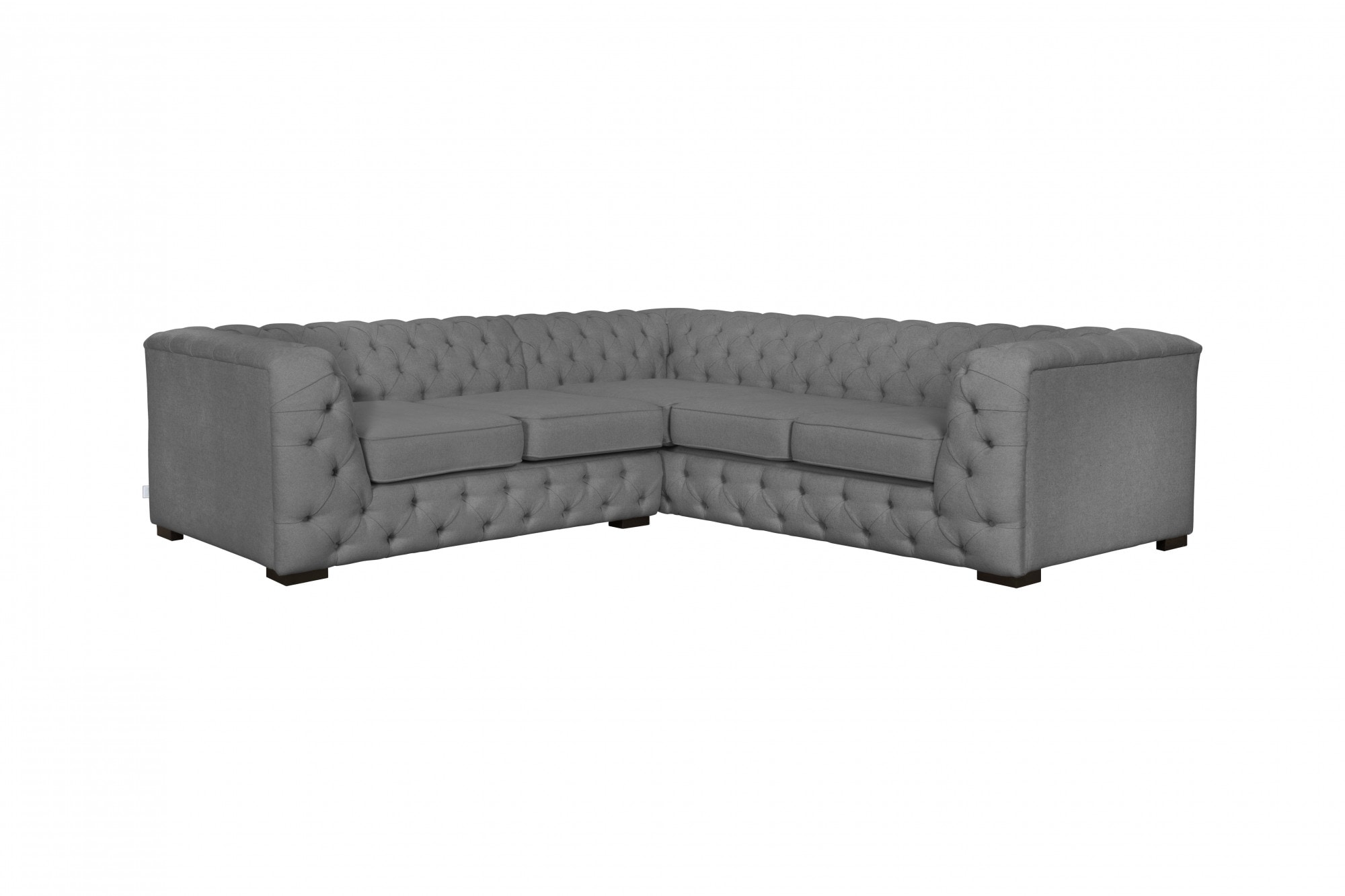 Home affaire Chesterfield-Sofa "KALINA L-Form", hochwertige Chesterfield-Au günstig online kaufen