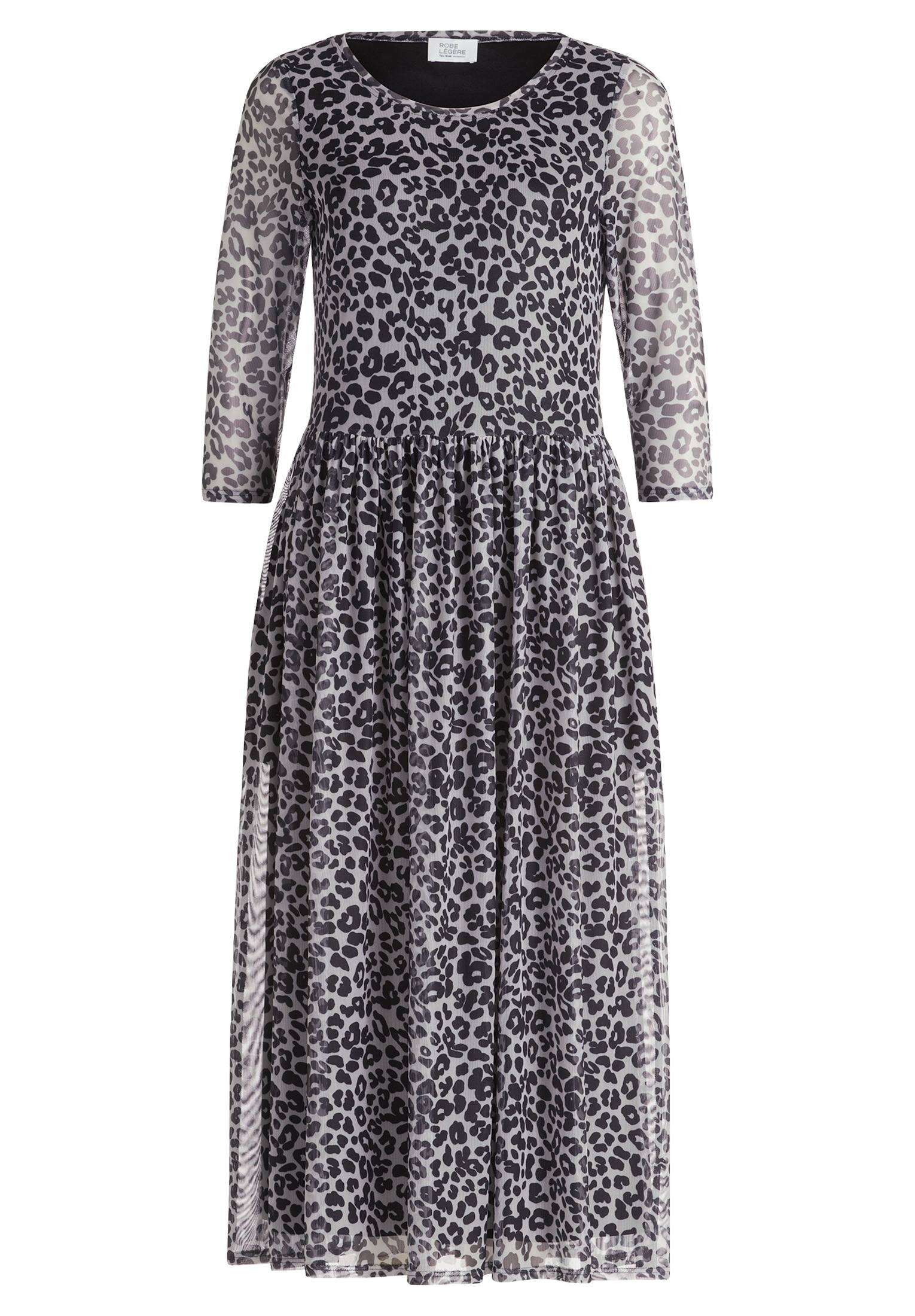 Vera Mont Maxikleid "Damen Maxikleid mit Leoprint" Nahttasche günstig online kaufen