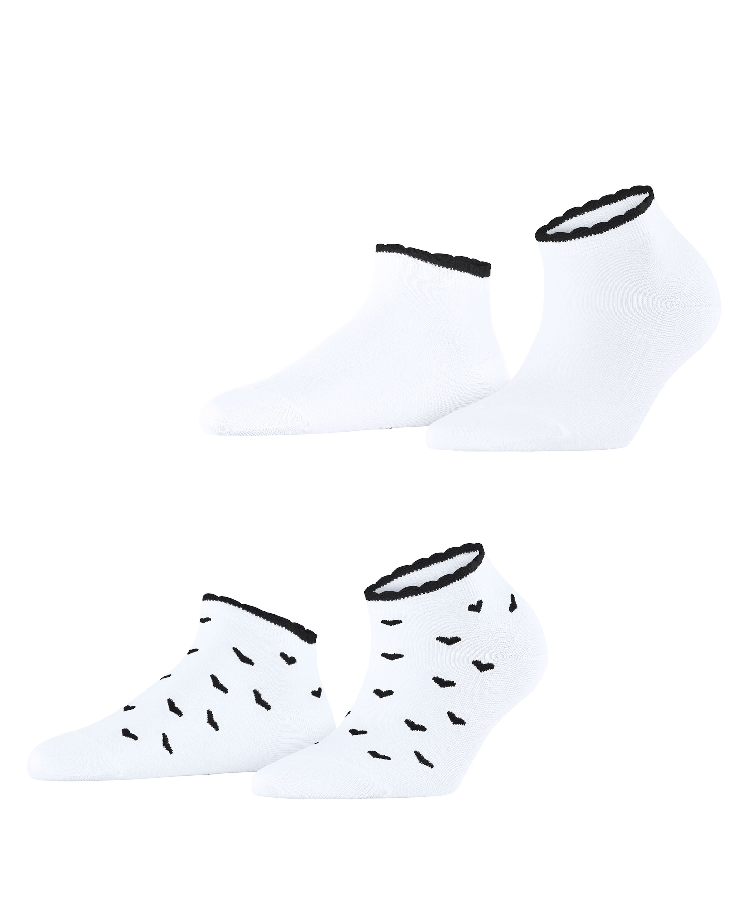 Esprit Sneakersocken »Little Hearts 2-Pack« 2 Stk. tlg.