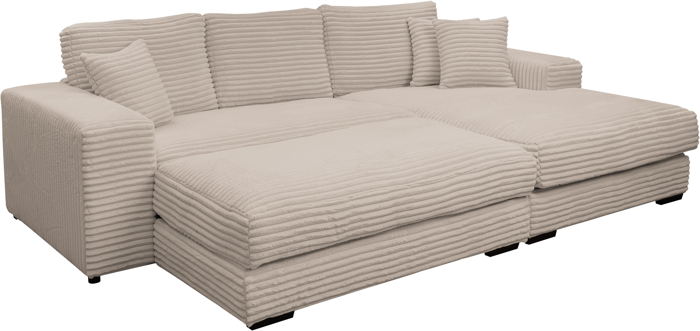 WERK2 Ecksofa »Eden« mit Polsterhocker