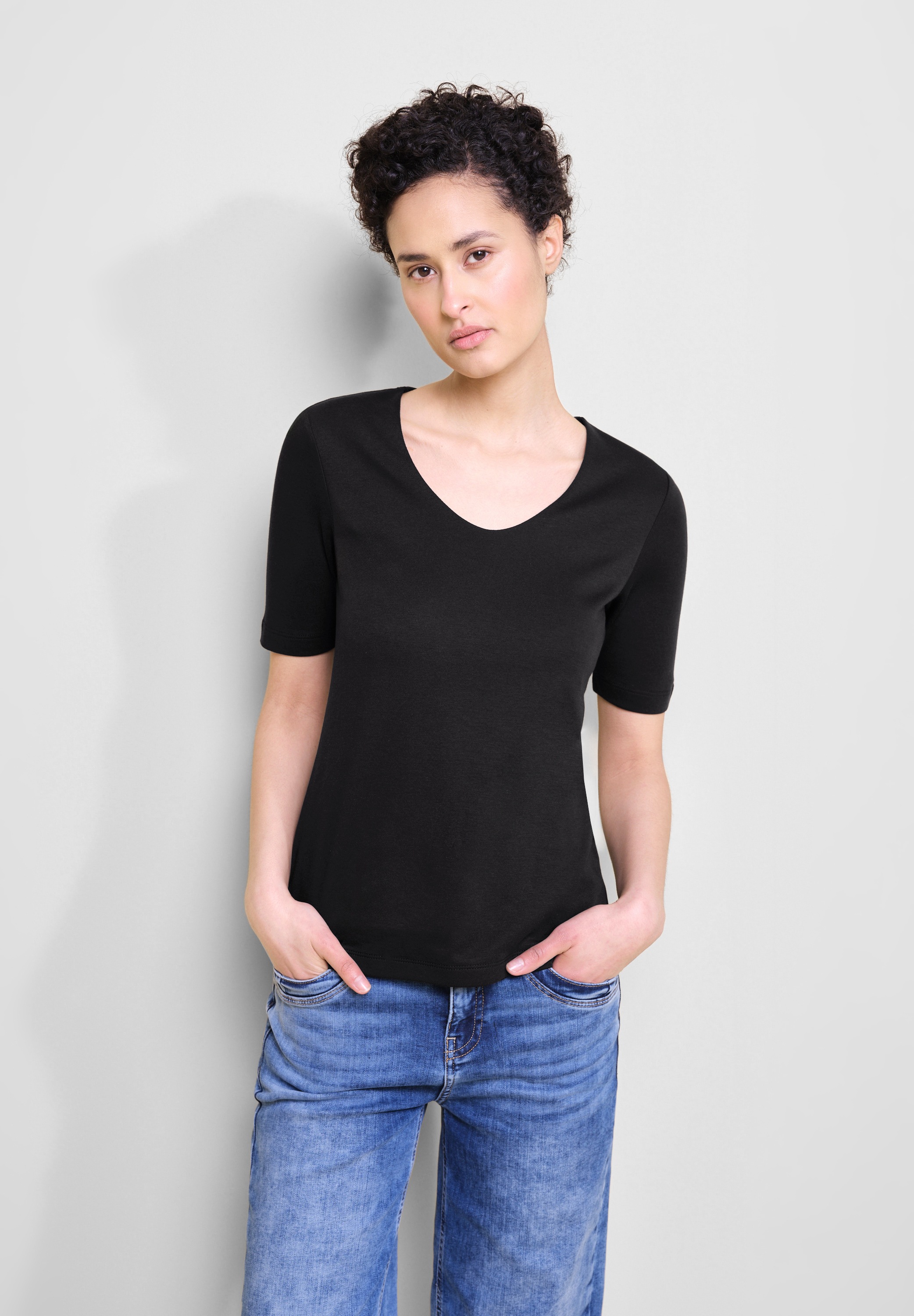 STREET ONE T-Shirt, im soften Baumwoll-Mix