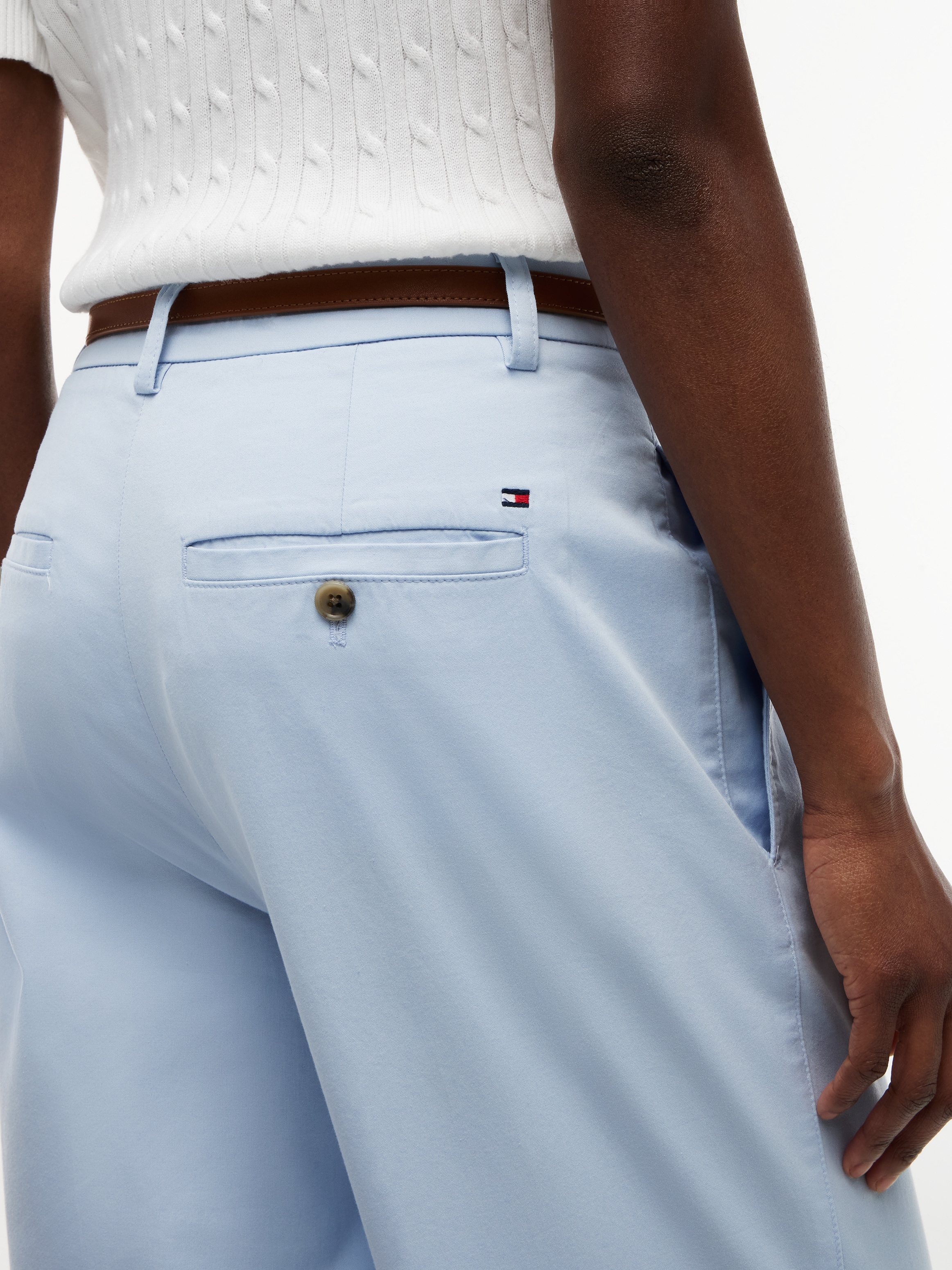 Tommy Hilfiger Chinohose »COTTON SLIM STRAIGHT CHINO«  Baumwollmischung, straight fit