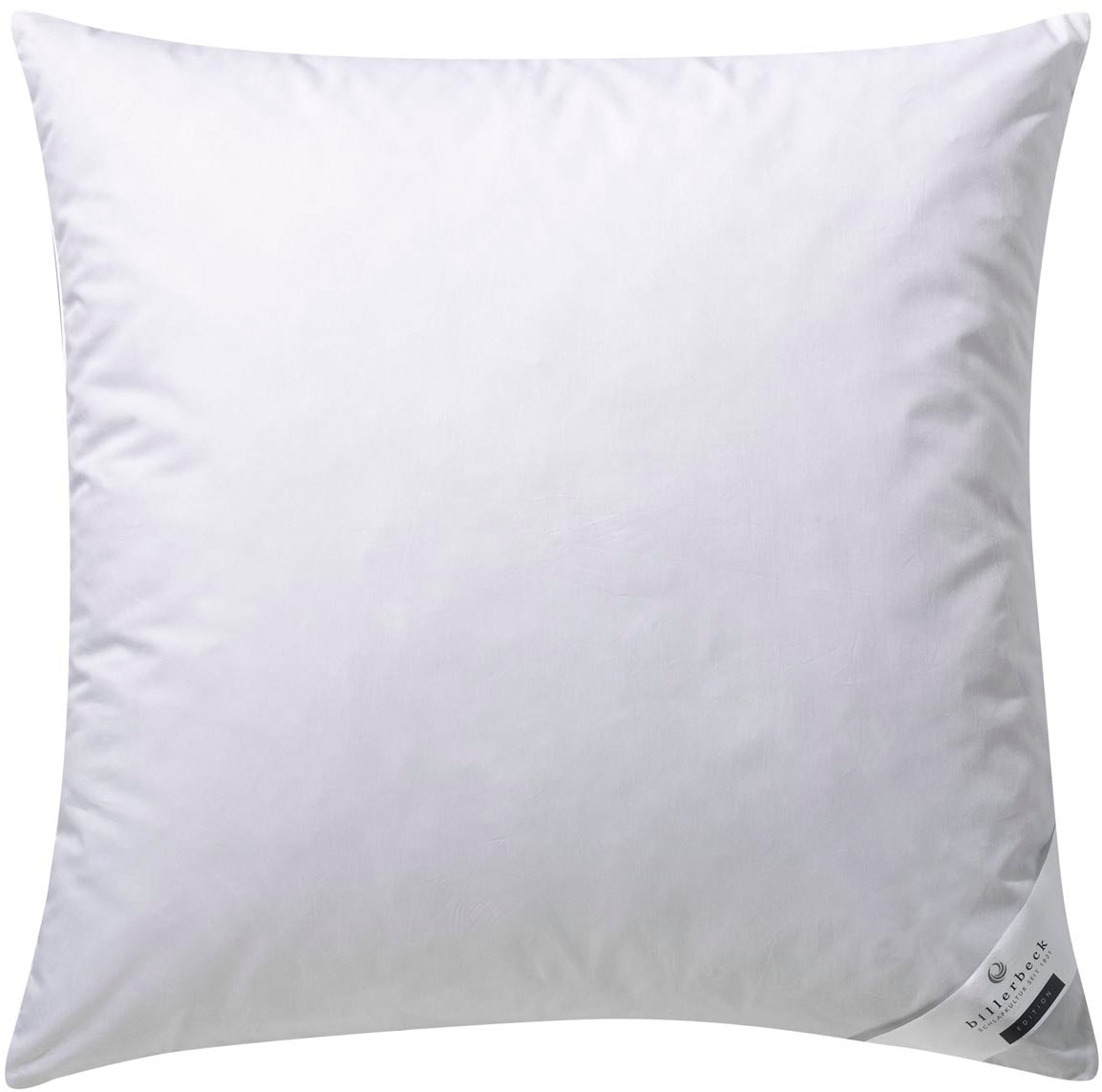 Gänsefederkopfkissen BILLERBECK, B:80cm L:80cm, weiß, Bezug: 100% Baumwolle. Füllung: 70% Gänsefeder, 30% Gänsedaunen, Kopfkissen, "Ginnie 30, Kissen