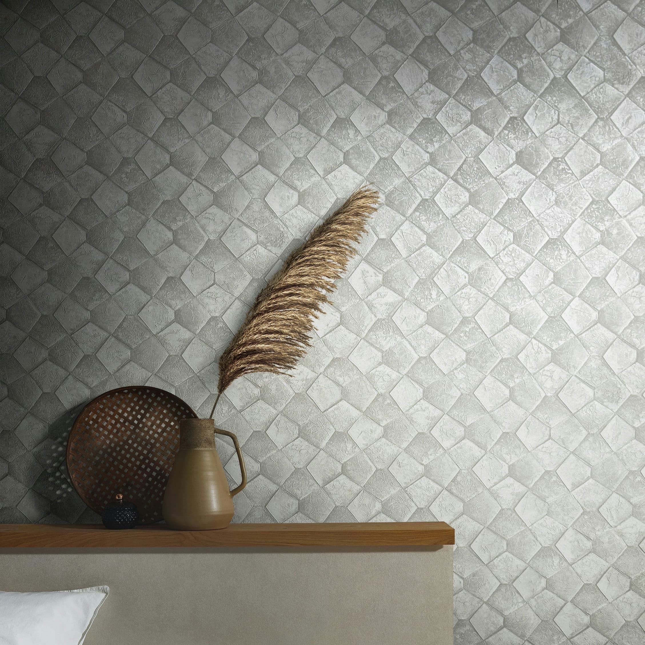Marburg Vliestapete "Tapete Pentagraphic Wallpaper" 3D-Optik moderne Vliestapete für Wohnzimmer Schlafzimmer Küche