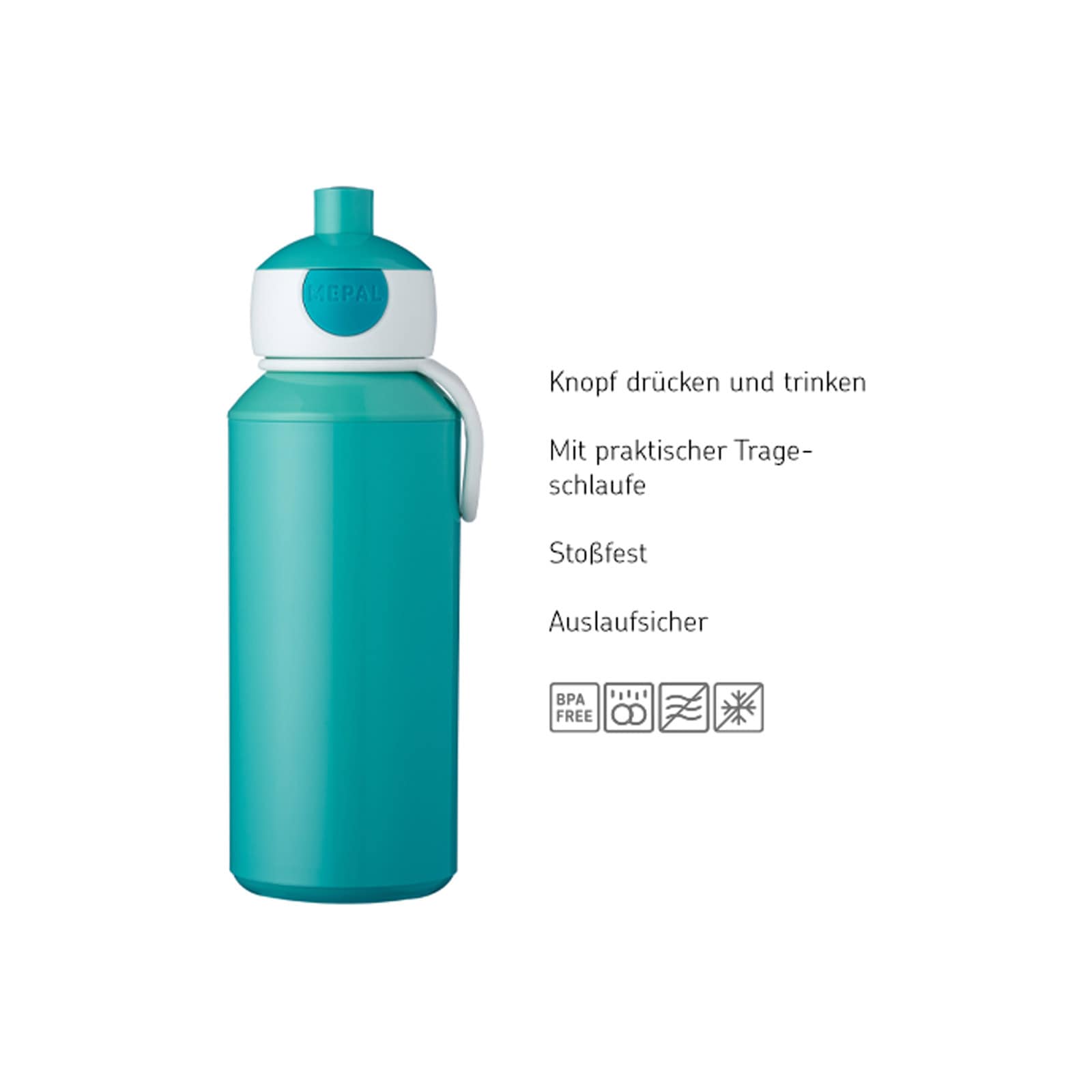 Mepal Trinkflasche »Trinkflasche Campus 400 ml«