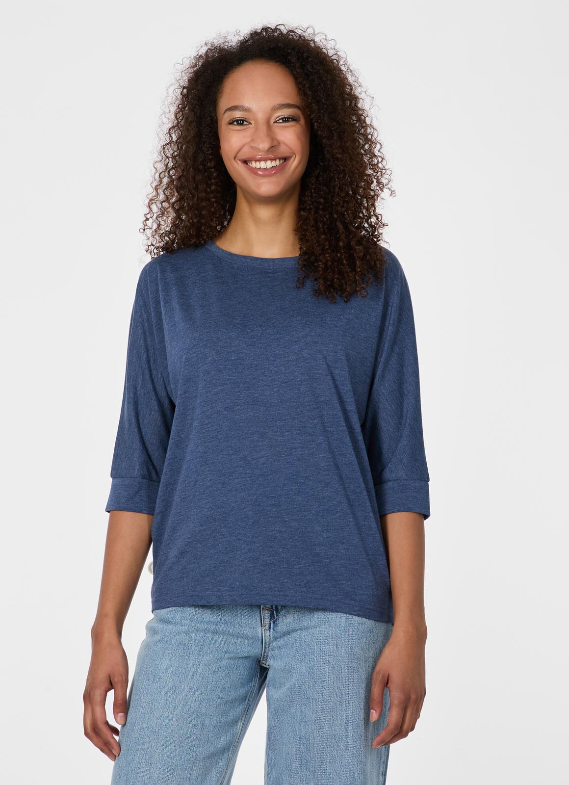 Ragwear 3/4-Arm-Shirt "SHIMONA" Baumwollmix mit 3/4-Ärmeln und softem Finish
