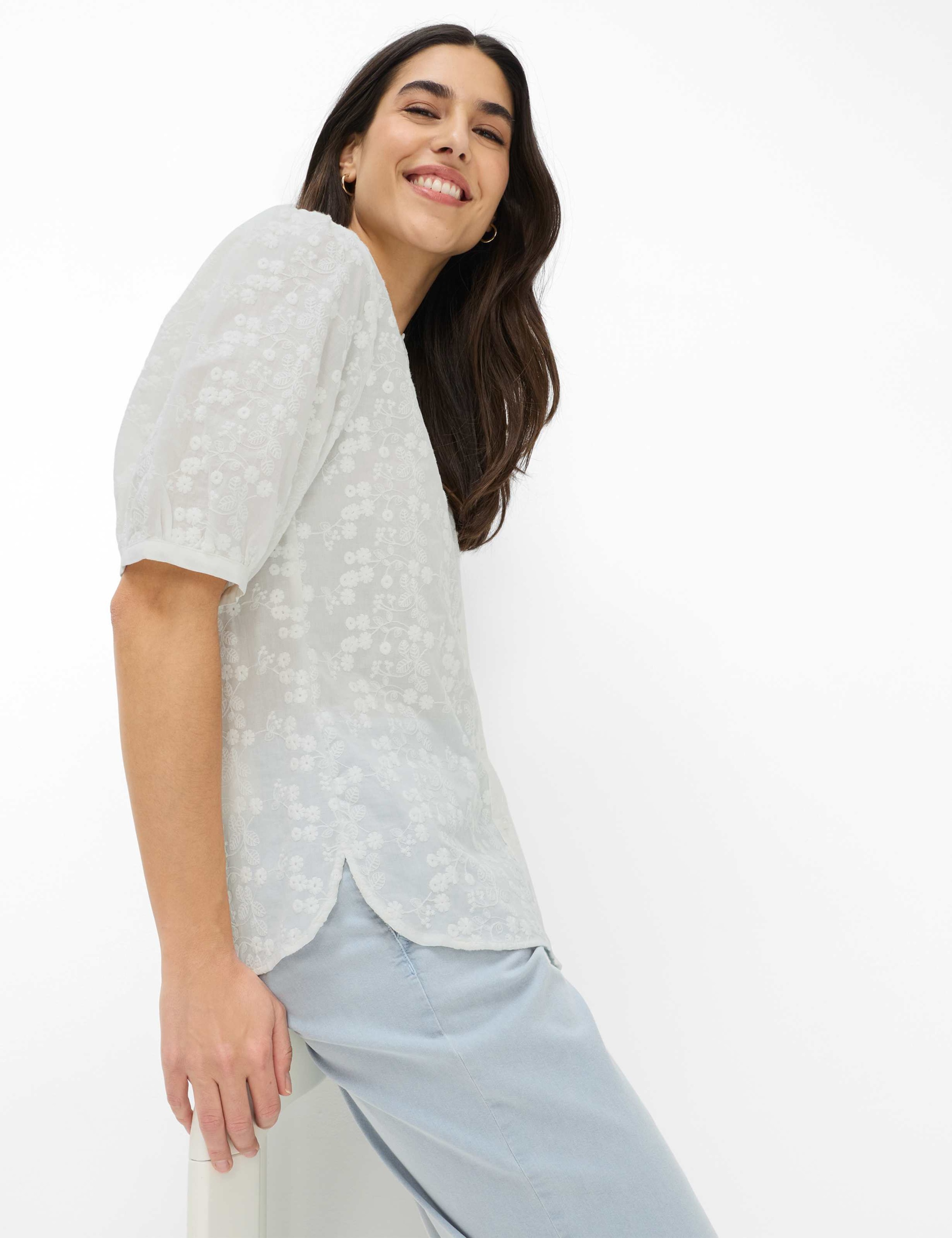Brax Vea Bluse Weiß 36 3