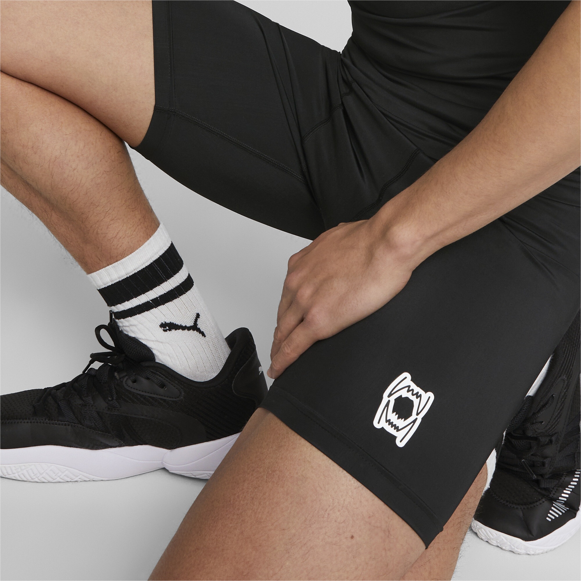 PUMA Leggings »Hoops Team Basketballshorts Herren«