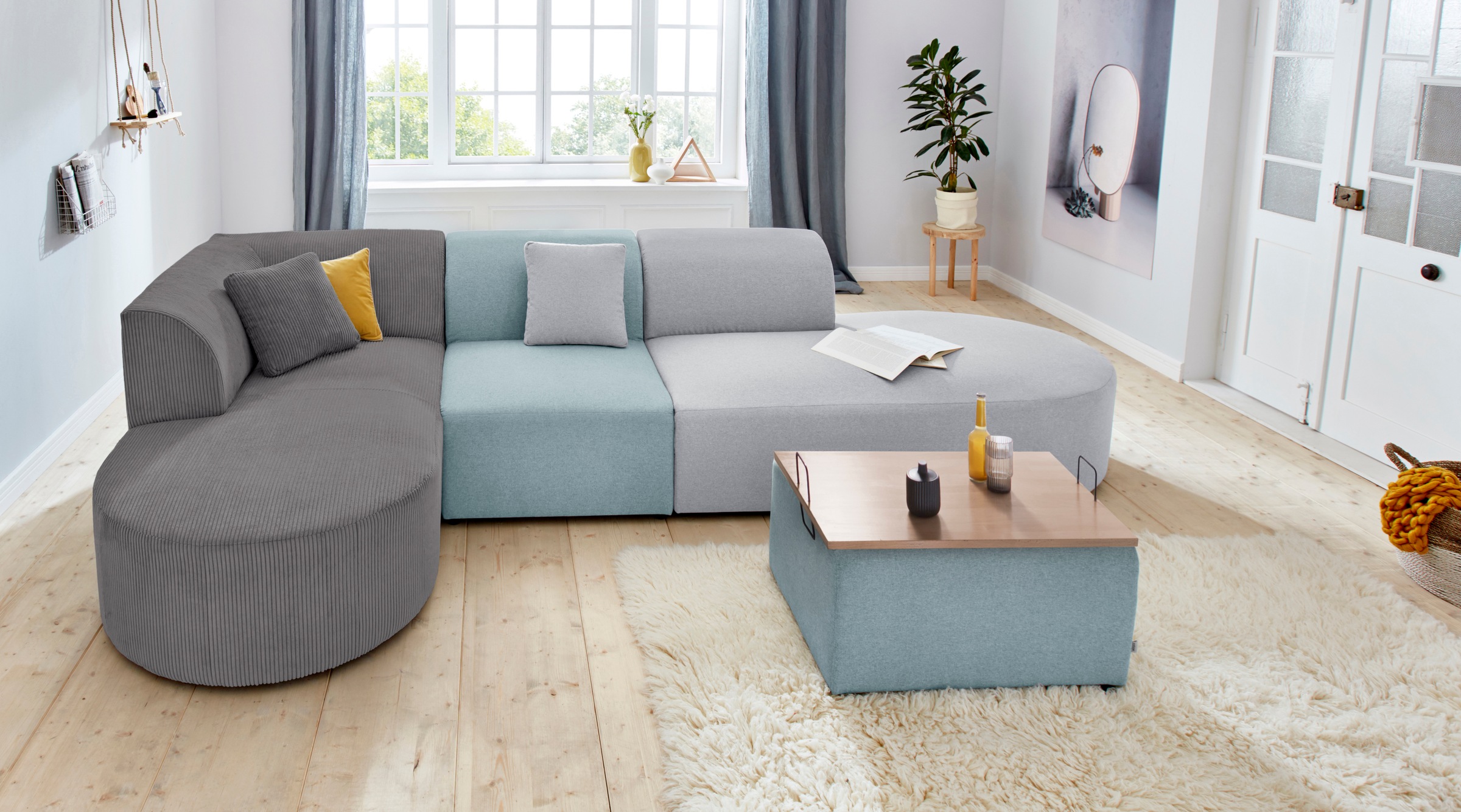 andas Sofa-Eckelement »Alesund«, als Einzelelement oder Modulteil