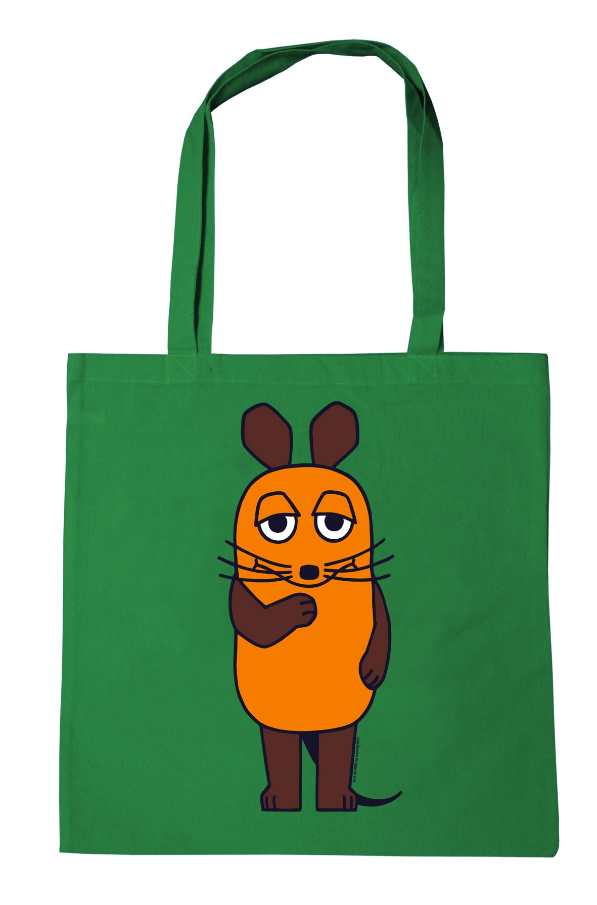 LOGOSHIRT Henkeltasche »Baumwolltasche Die Sendung mit der Maus«, mit Sendung mit der Maus-Logo