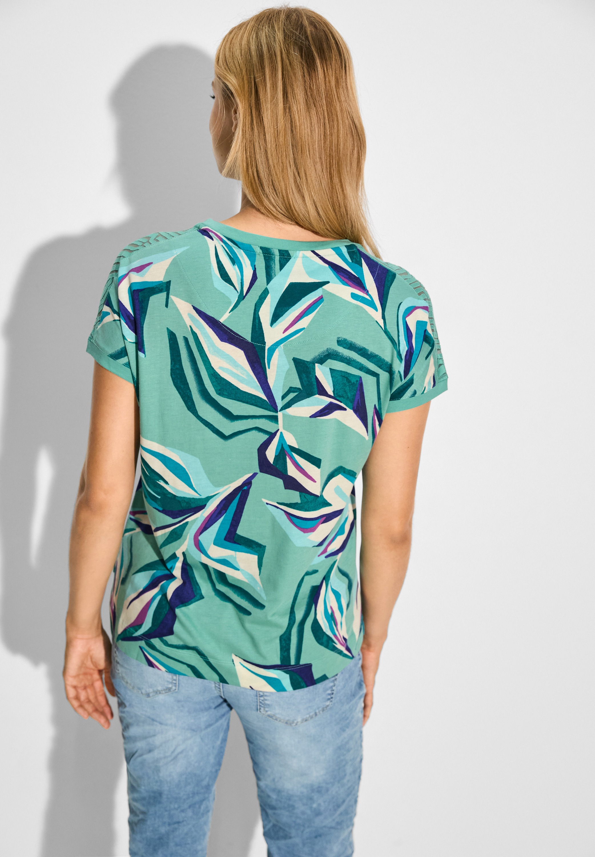 Cecil Print-Shirt mit All-Over Print günstig online kaufen