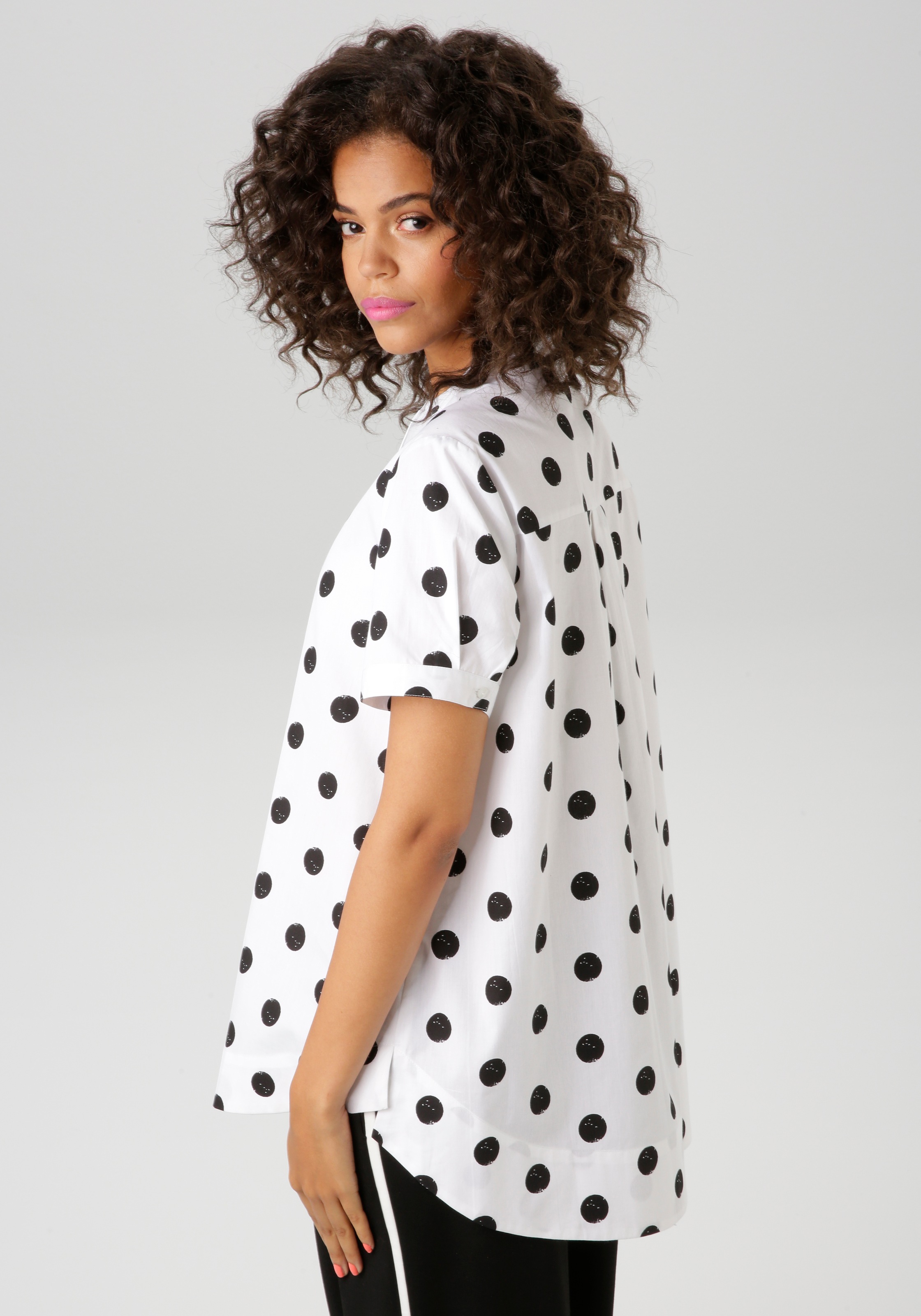 Aniston CASUAL Longbluse, mit coolen Punkten bedruckt günstig online kaufen