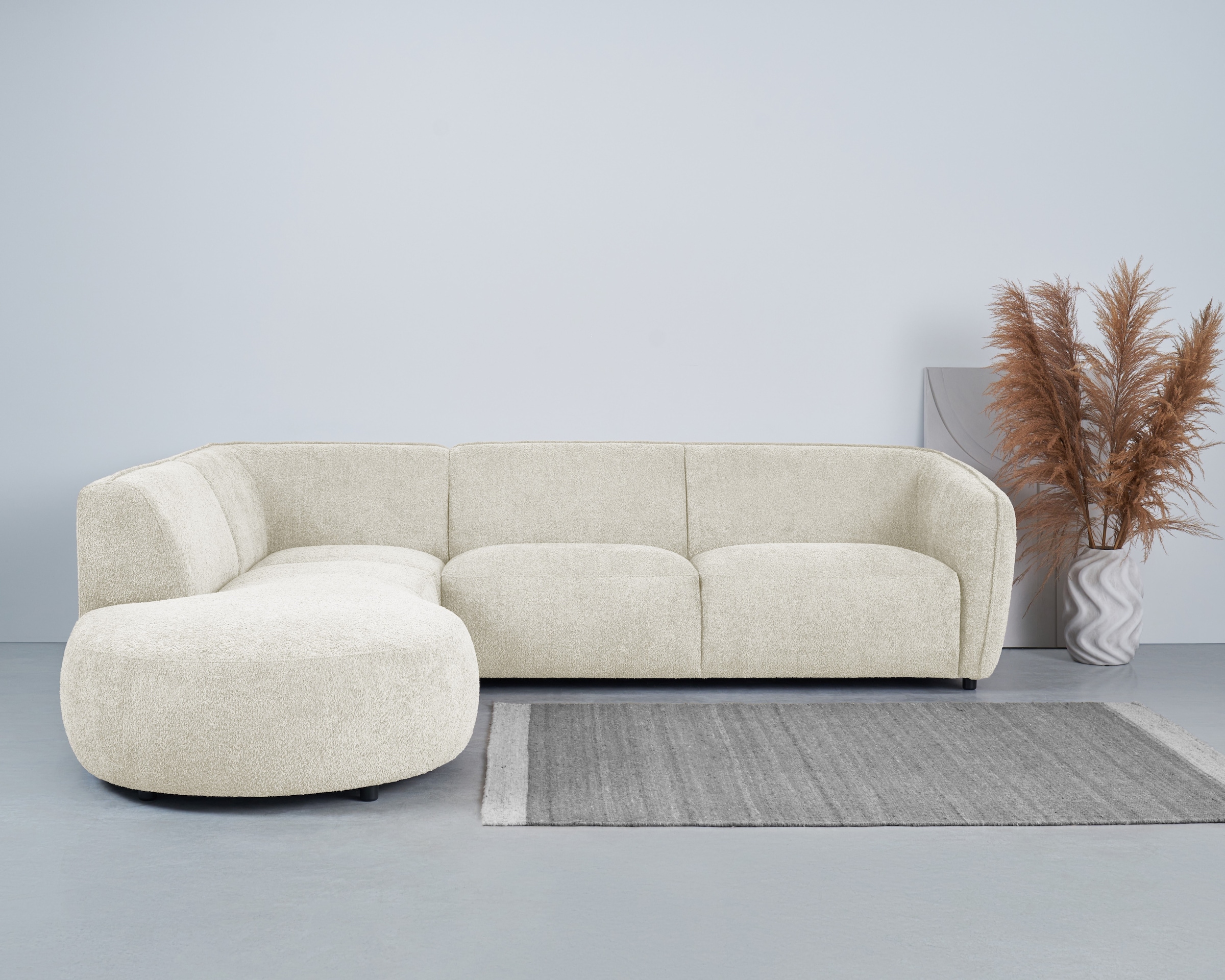 Ecksofa »Ostrup«, schlichtes modernes Design, in verschiedenen Farben