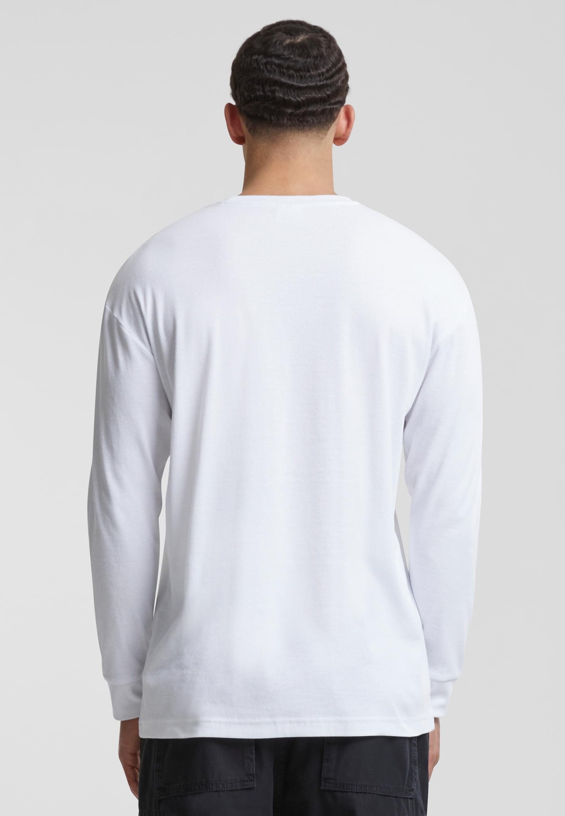 URBAN CLASSICS Longsleeve »Urban Classics Herren Organic Boxy Rib Longsleeve«, (1 tlg.)
