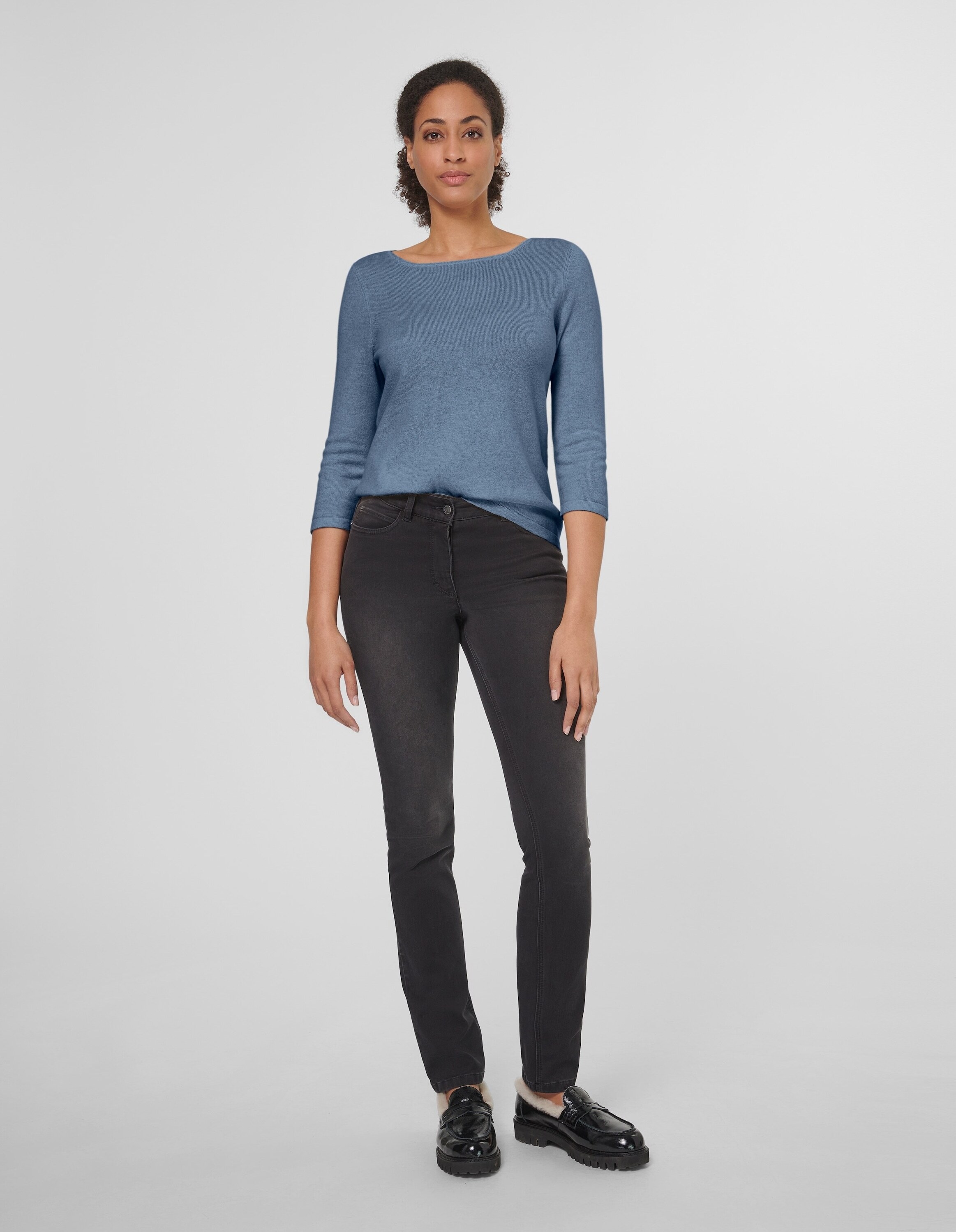 MADELEINE Longpullover »Pullover Kaschmirpullover mit U-Boot-Ausschnitt«