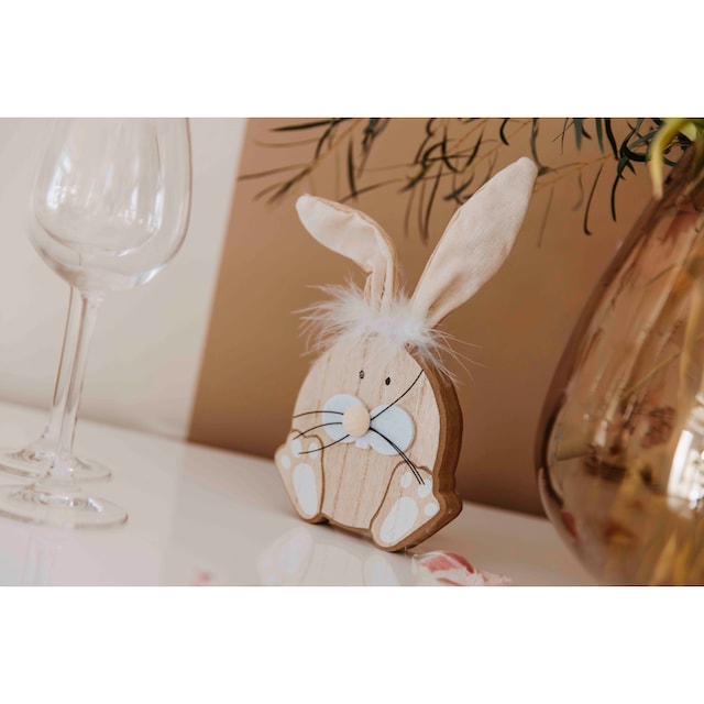 RIFFELMACHER & WEINBERGER Osterhase »Hase Crazy, sitzend«, Osterdeko aus  Holz bestellen | BAUR