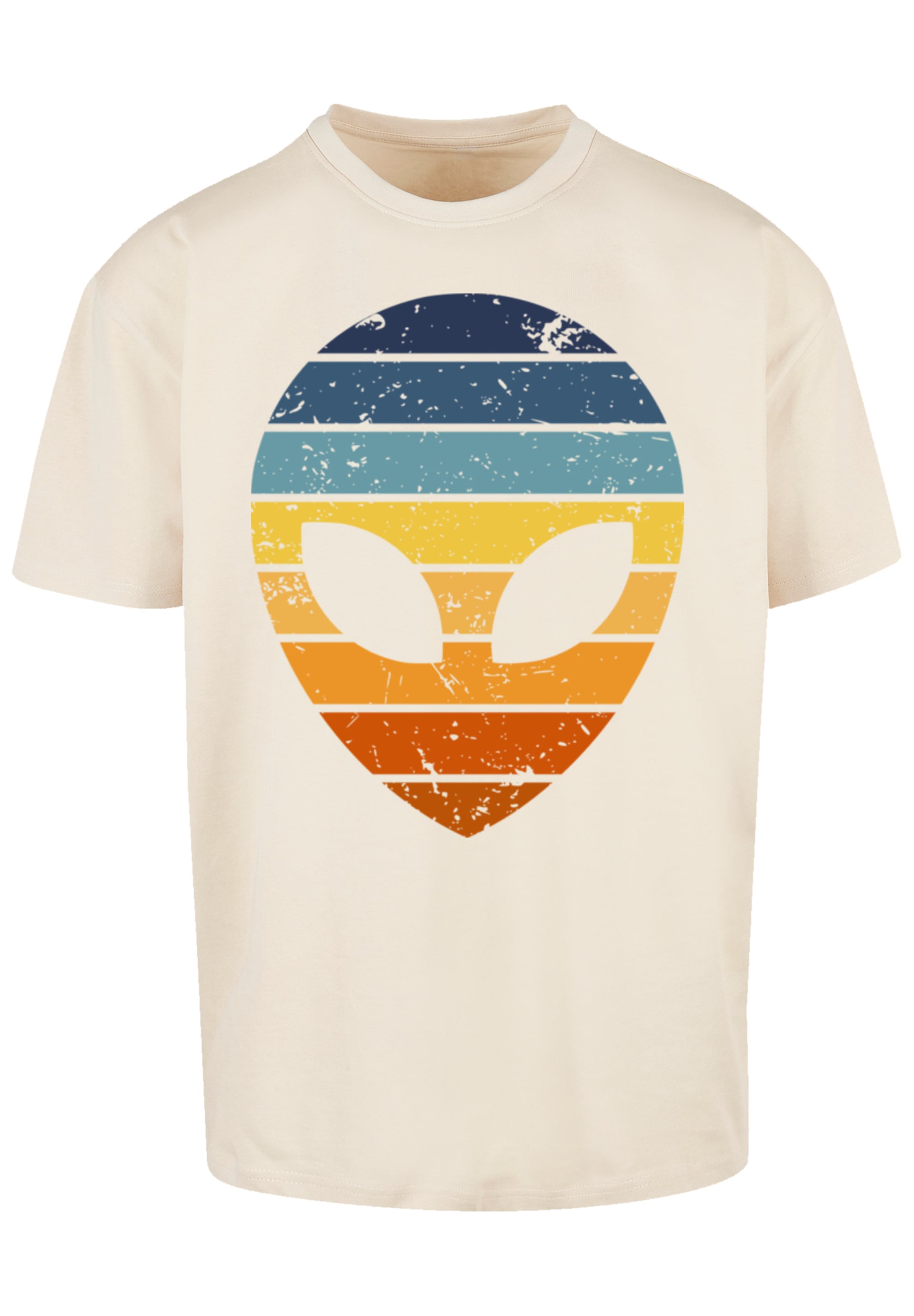 F4NT4STIC T-Shirt »Alien Sonnenuntergang Retro«, Premium Qualität