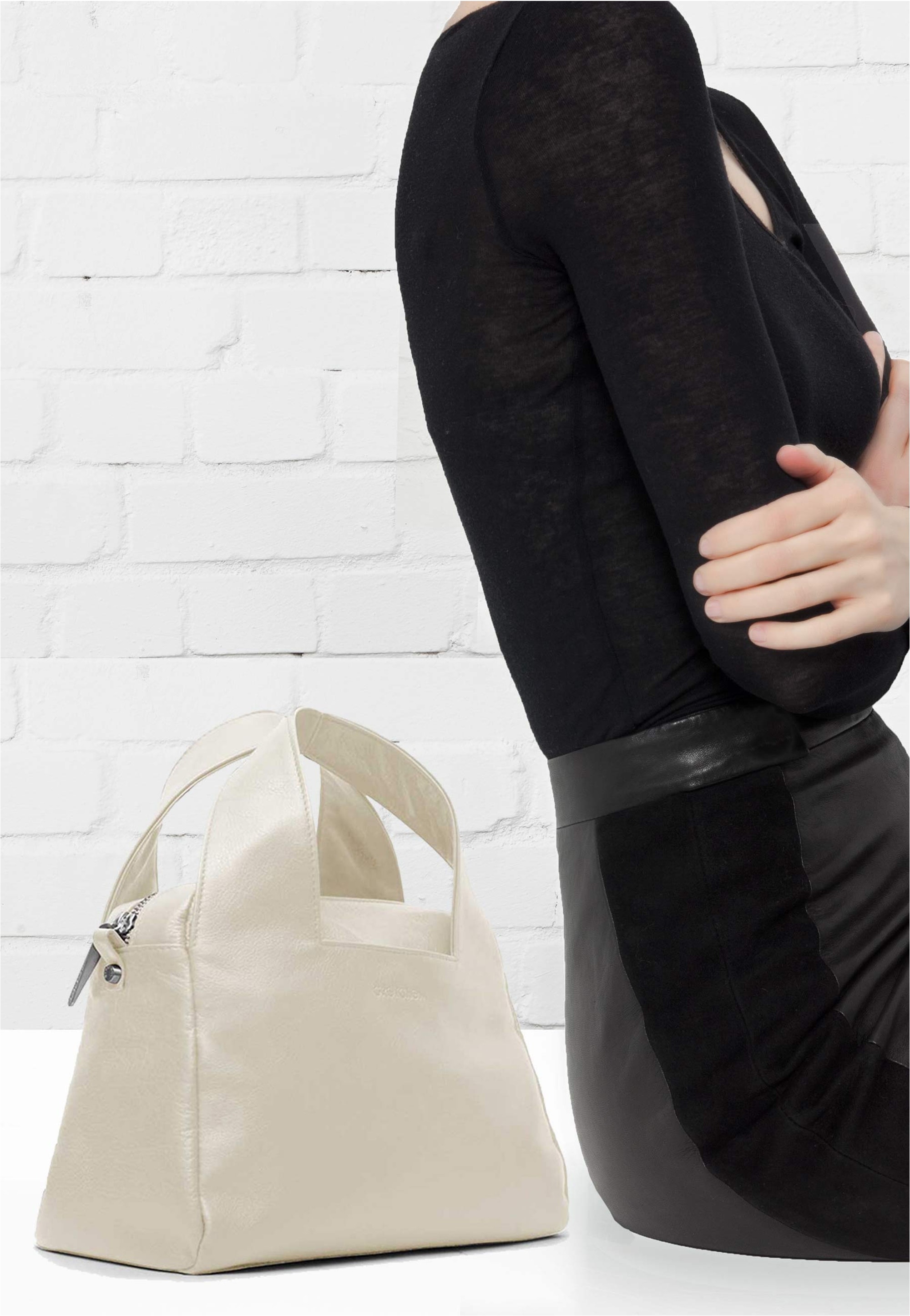 GRETCHEN Henkeltasche »Ruby Tote Three« aus italienischem Kalbsleder