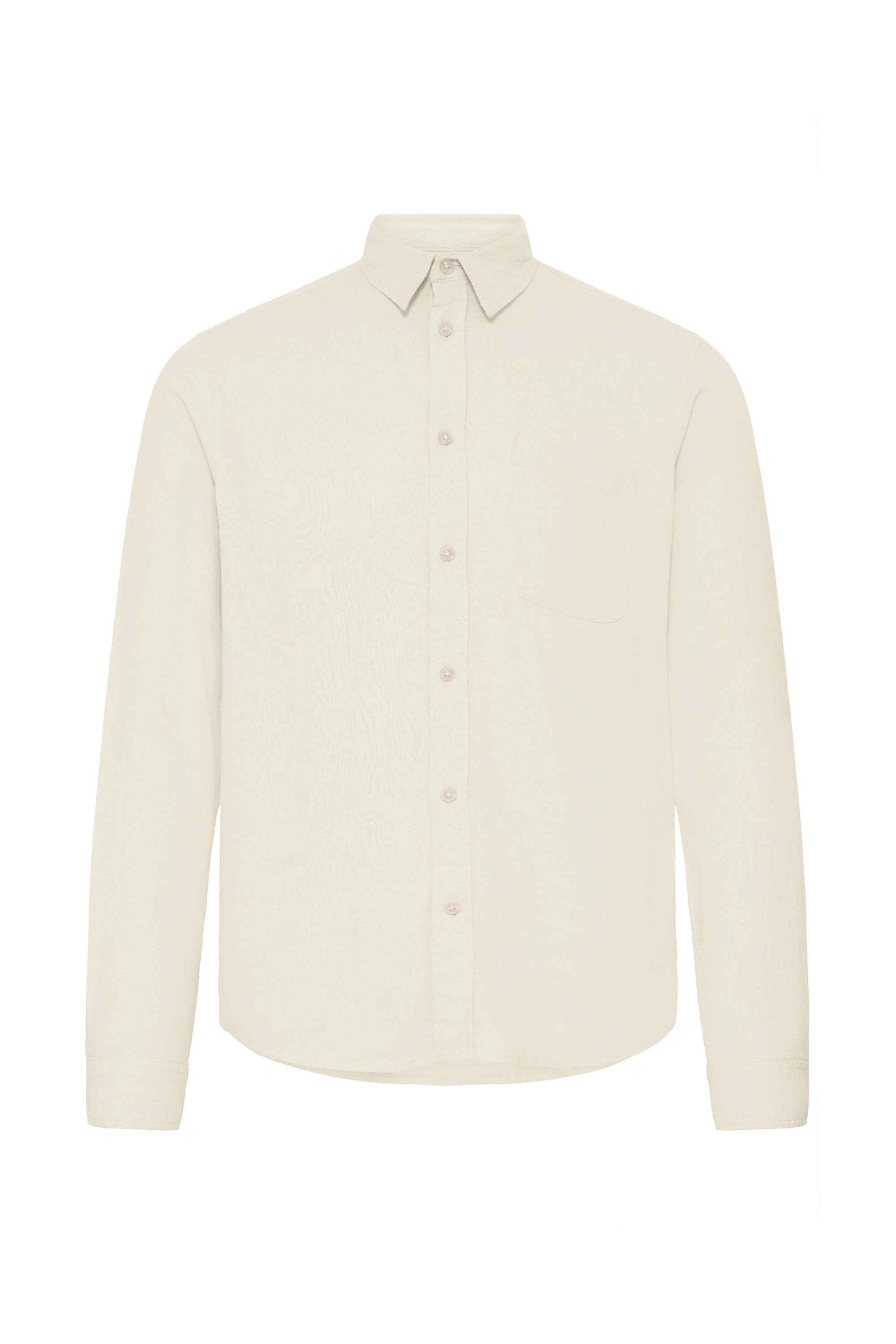 Blend Leinenhemd "BHMLinex" Stilvolles Langarmhemd aus Leinenmix mit Brustt günstig online kaufen