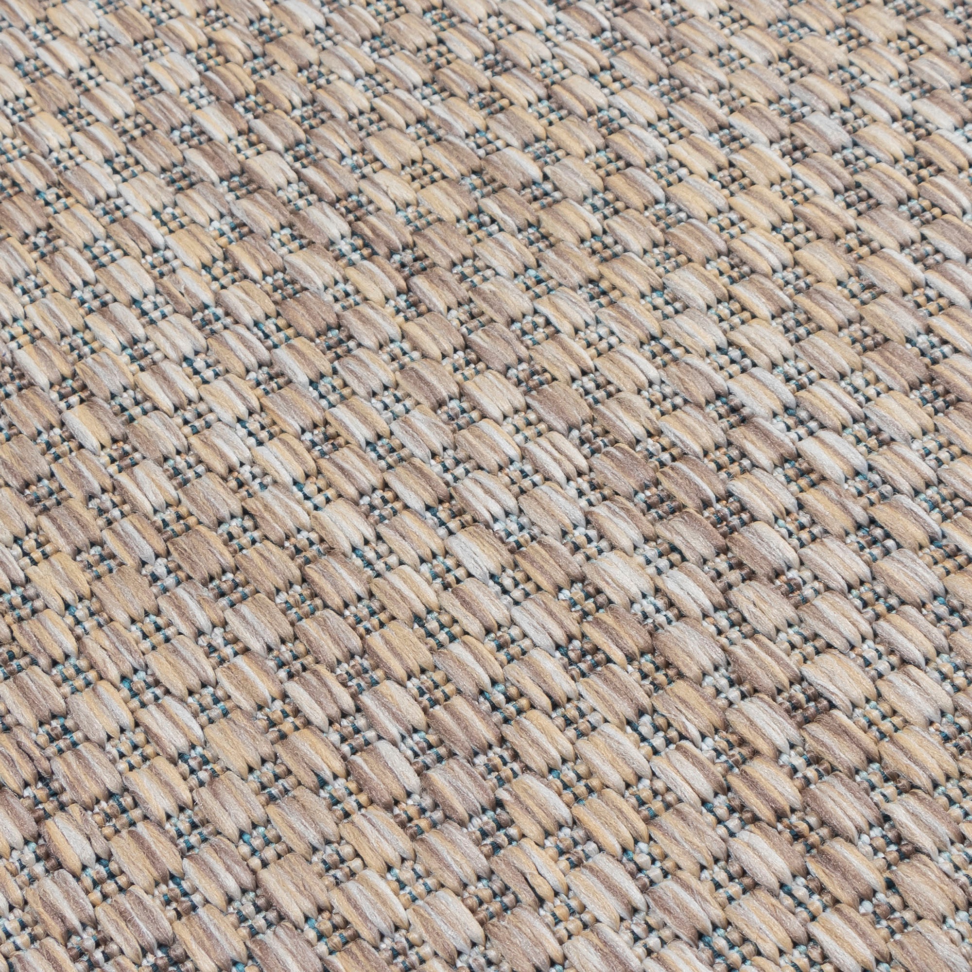 Sanat Teppich »Melissa 8000«, rund, 10 mm Höhe, Kurzflor, In -und Outdoor geeignet, Wohnzimmer