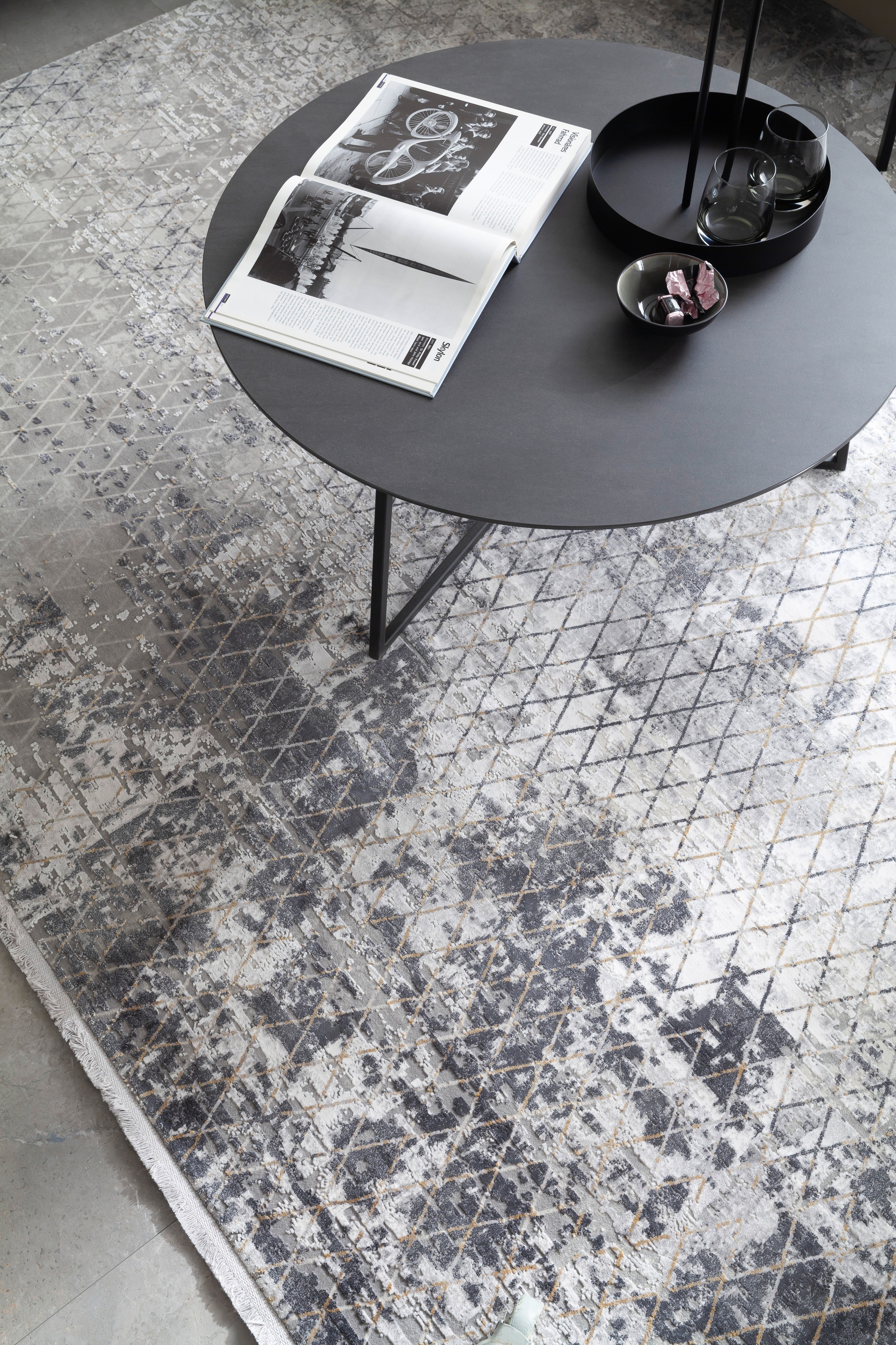 SCHÖNER WOHNEN-Kollektion Teppich »Vision 212« rechteckig 7 mm Höhe Viskoseteppich mit Glanz, Wohnzimmer