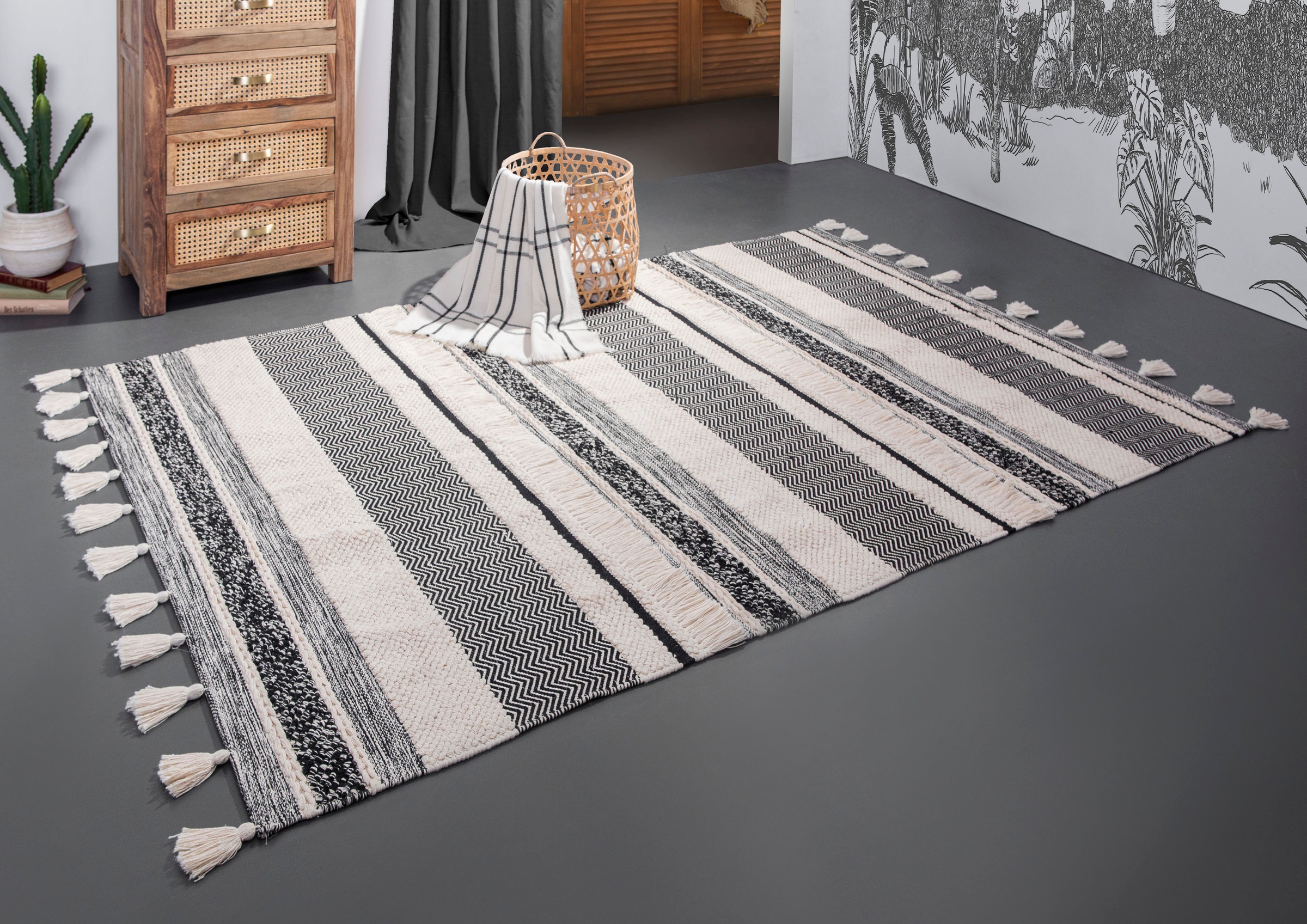 Gutmann Factory Hochflor-Teppich »Puffy 67710«, rechteckig, 60 mm Höhe