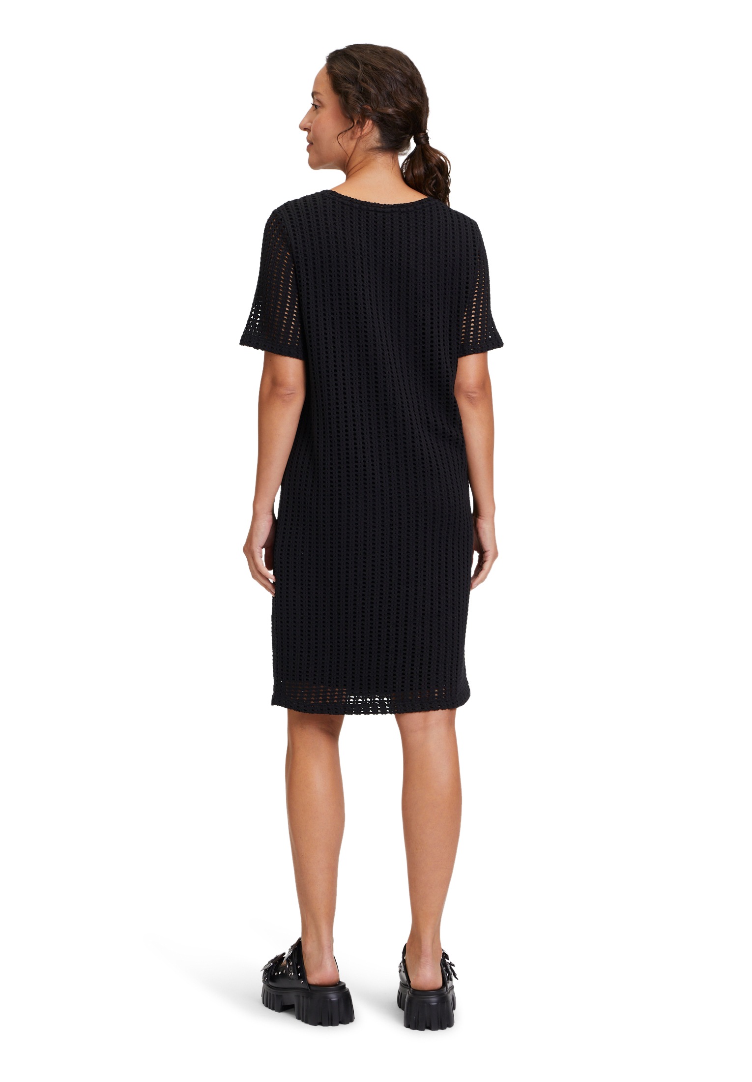 Cartoon Druckkleid »Cartoon Casual-Kleid mit Rundhalsausschnitt«, Material