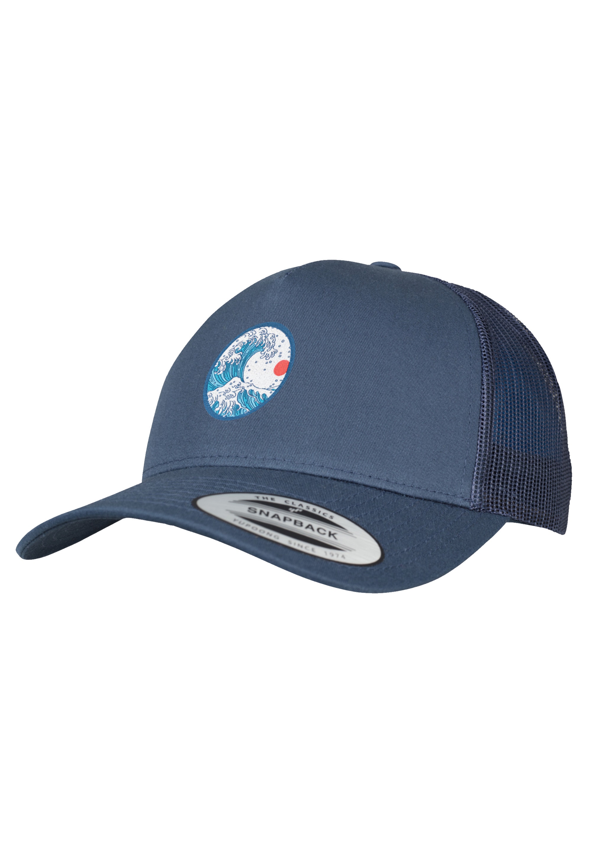 F4NT4STIC Schirmmütze »Retro Trucker Cap Kanagawa«, Print