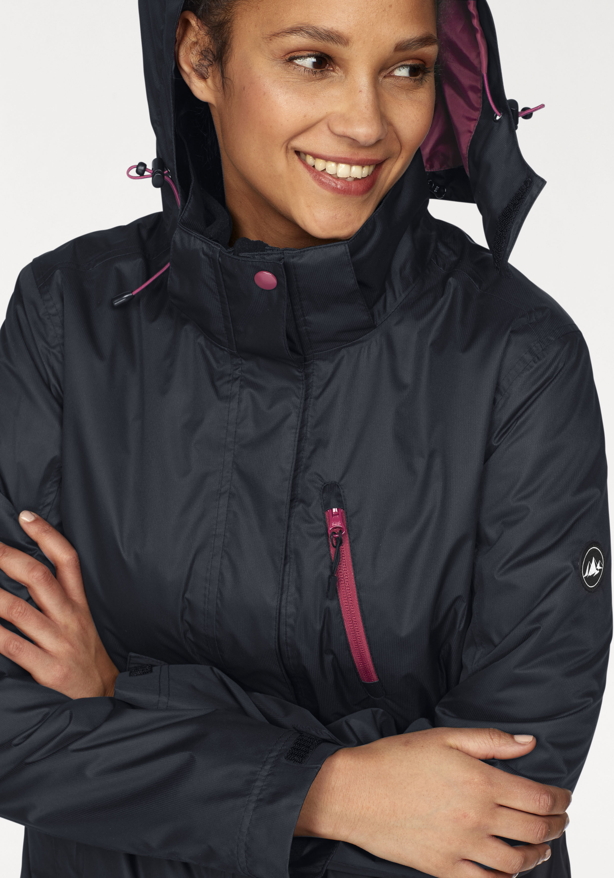 Thumbnail - Polarino 3-in-1-Funktionsjacke 2 Stk. tlg. mit Kapuze Außenjacke: 3.000mm Wassersäule, wind- & wasserdicht, atmungsaktiv