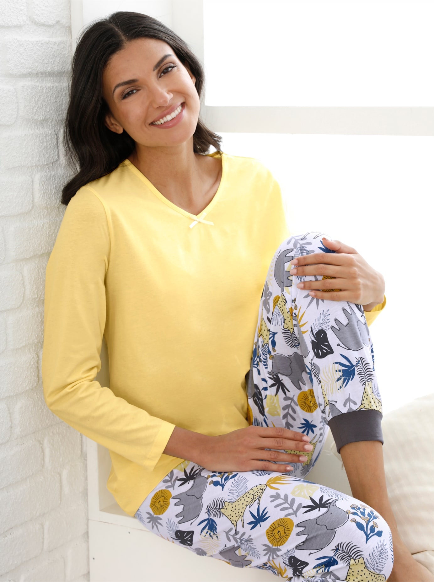 Pyjamaoberteil "Schlafanzug-Shirt" 1 Stk. tlg. günstig online kaufen