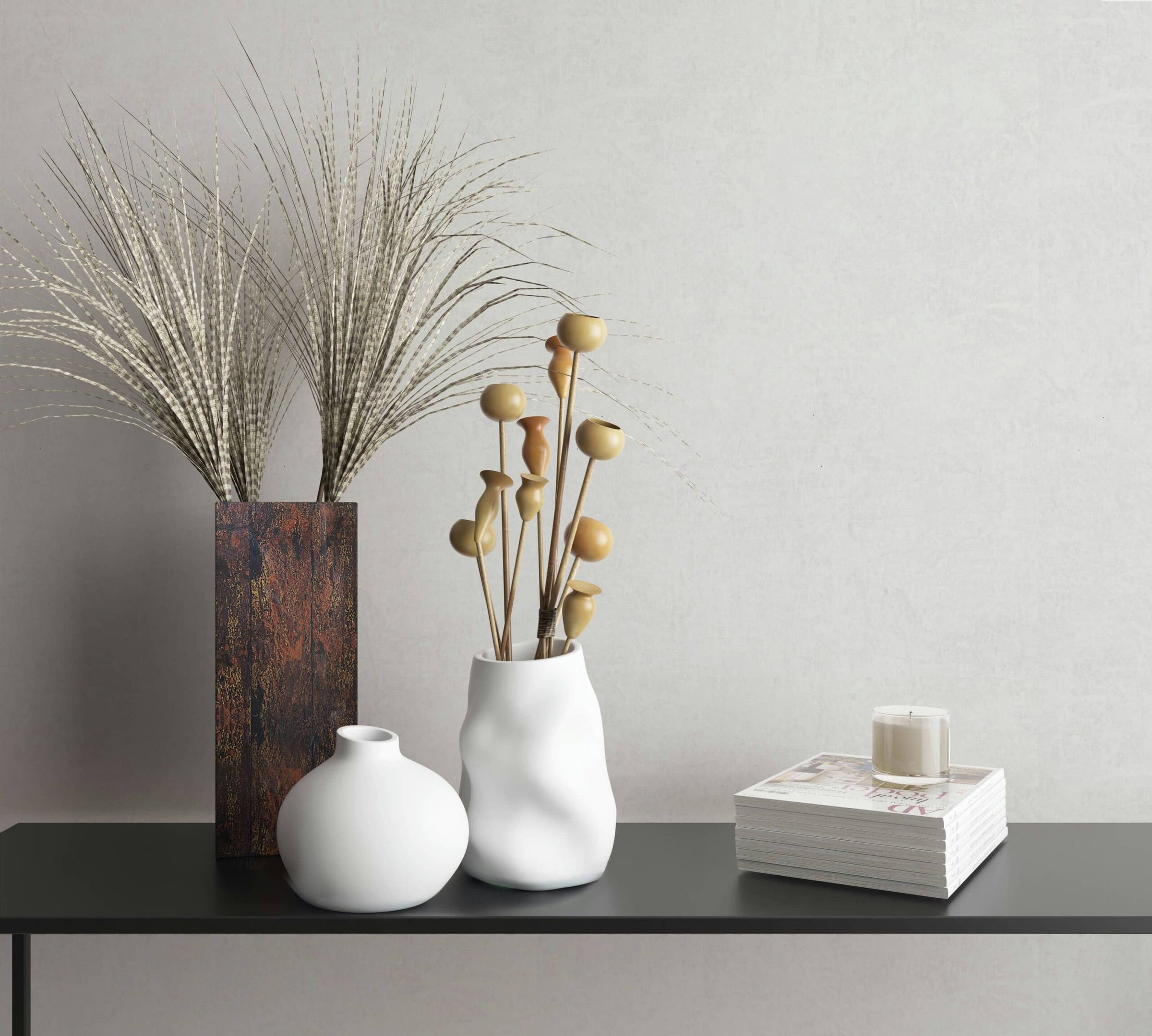 Marburg Vliestapete »GZSZ Tapete 34806« unifarben mit Farbeinsatz glatt moderne Tapete für Wohnzimmer Schlafzimmer Küche