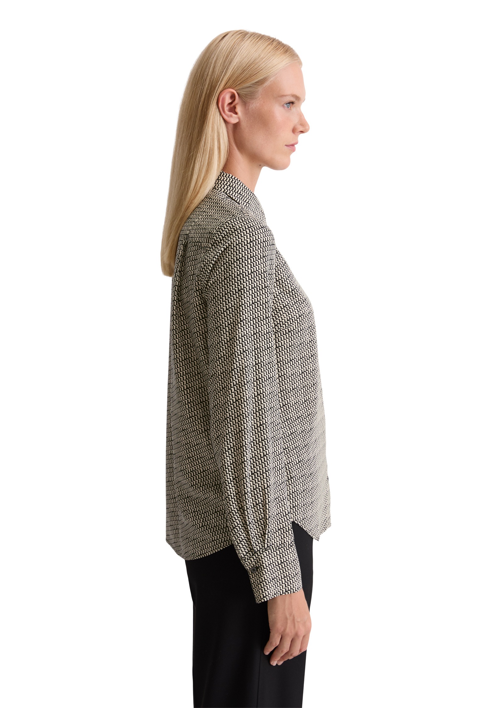 Marc OPolo Langarmbluse "aus fließender Viskose" günstig online kaufen