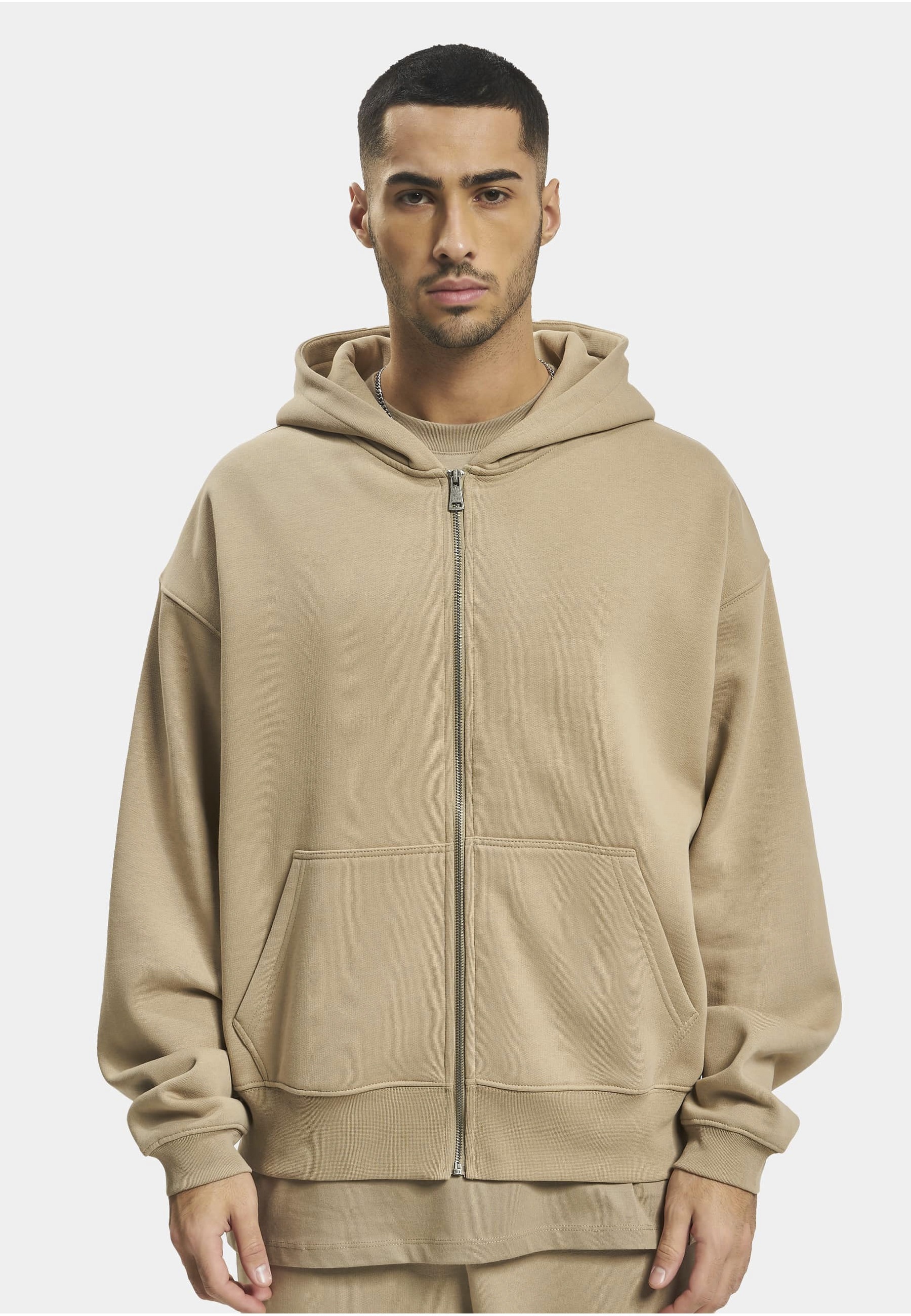 DEF Strickpullover »DEF Herren DEF Zip Hoody« 1