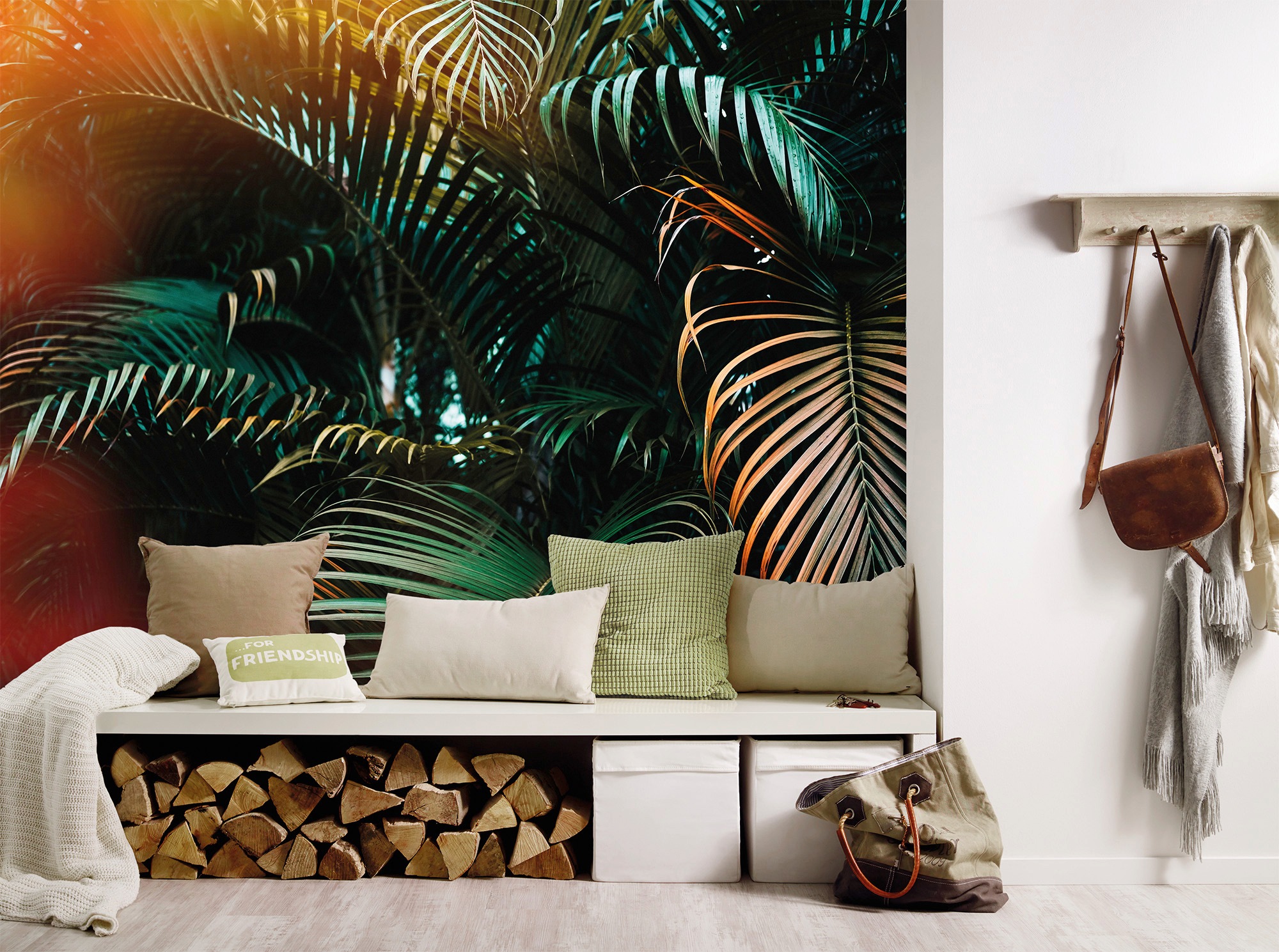 living walls Fototapete »Designwalls Jungle Colour«, Vlies, Wand, Schräge, Decke