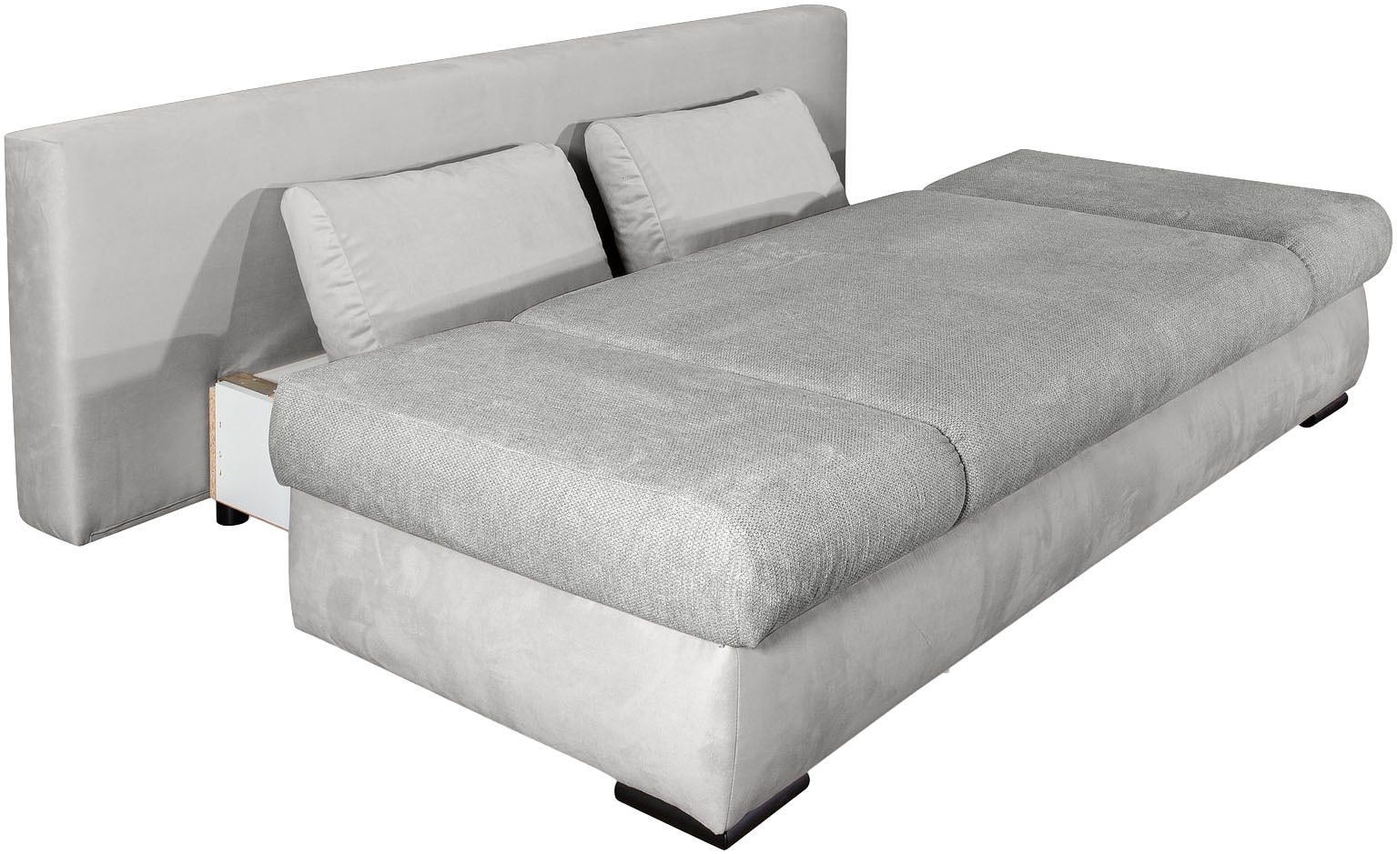 COLLECTION AB Schlafsofa »Chicago mit Bettfunktion, Schlafcouch«, inklusive Bettkasten, Cord-Samt Bezug, anthrazit