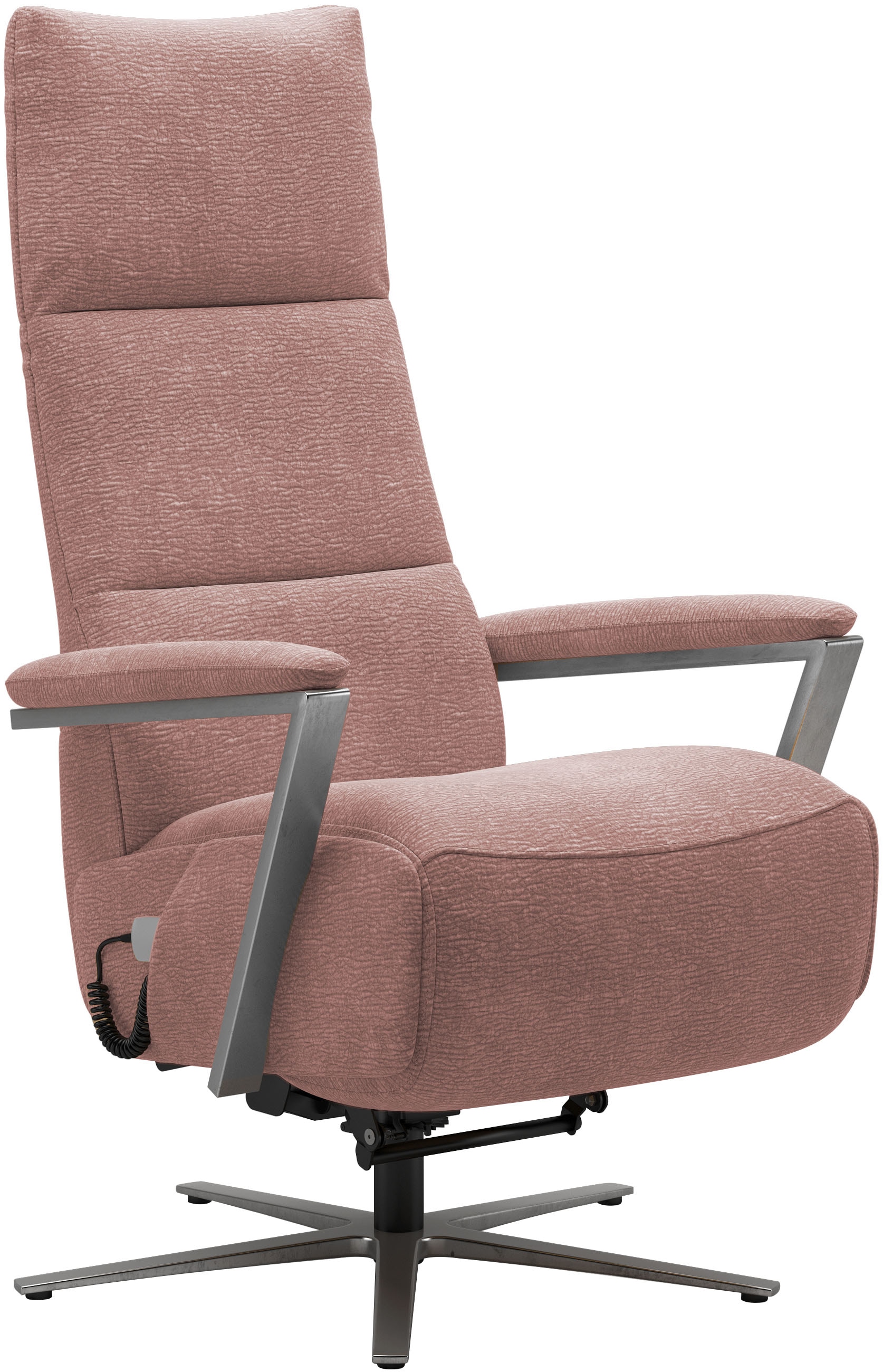 sit&more TV-Sessel "Vario Comfort, inkl. Kopfteilverstellung & 360 Drehfunktion" inkl. Herz-Waage-Funktion & 3 Motoren, Höhe der Armlehnen 64cm