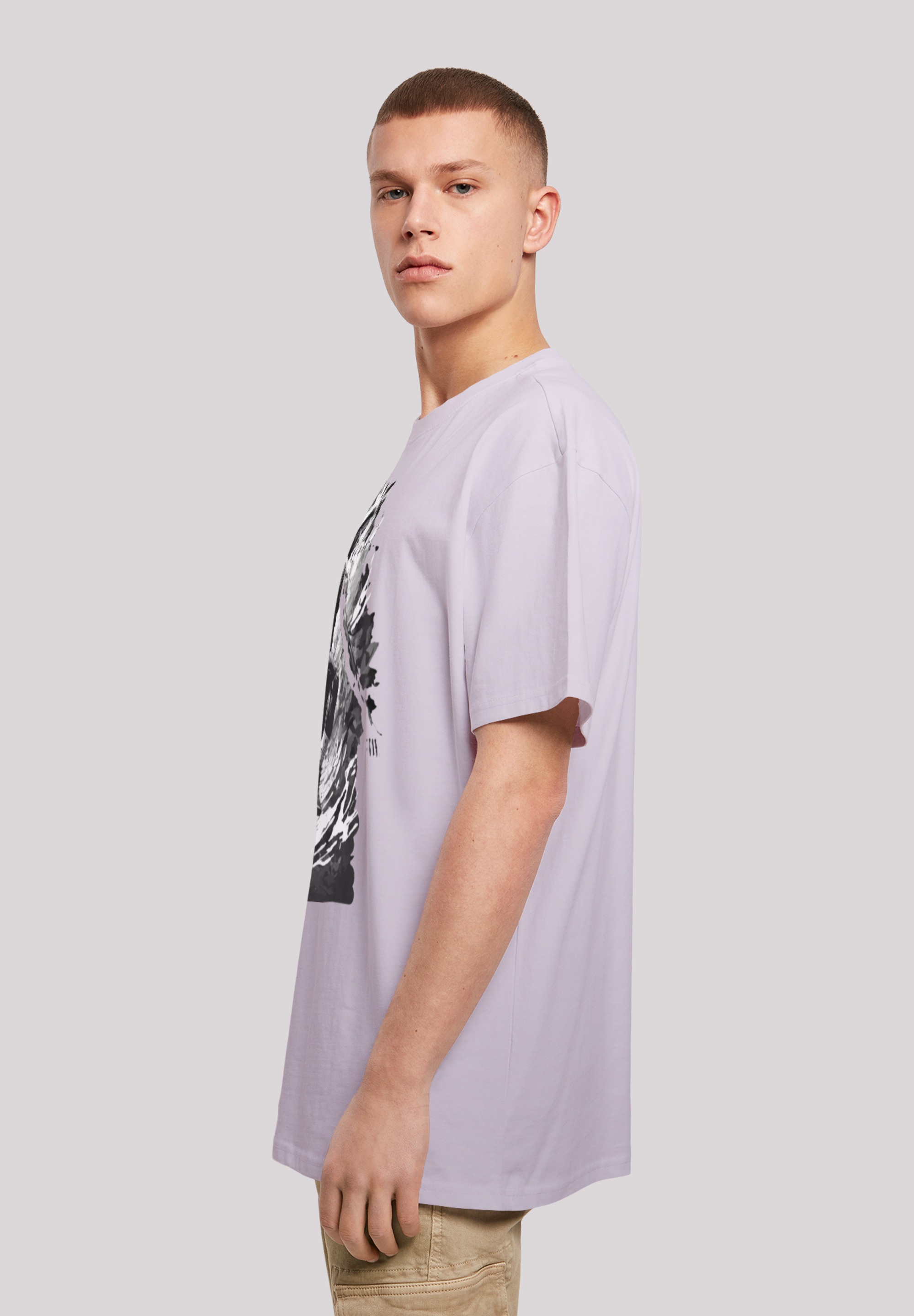 F4NT4STIC T-Shirt »Basketball Splash Sport OVERSIZE TEE«, Print