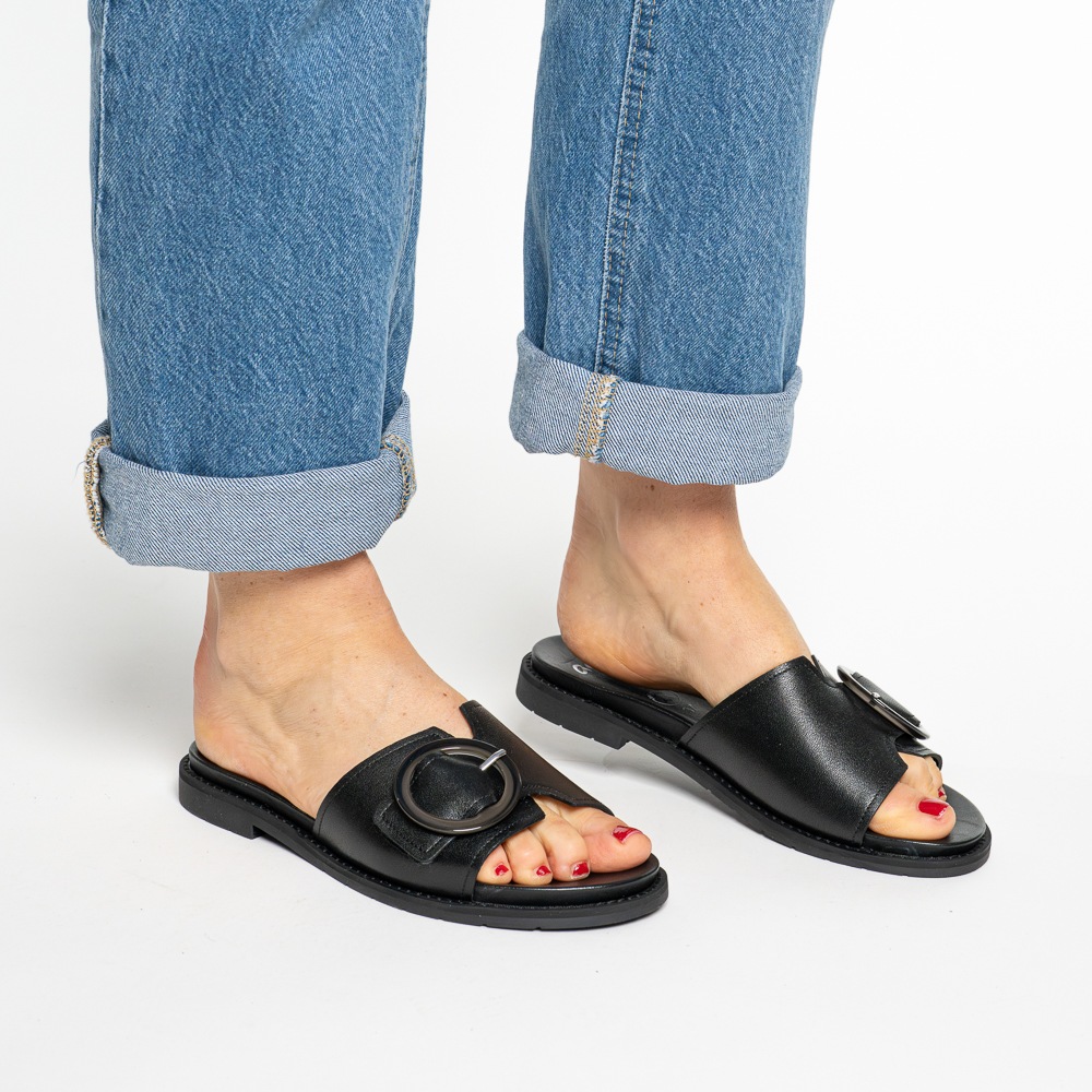 Ara Pantolette "ELBA" Sommerschuh, Schlupfschuh mit Zierschnalle, in Weite günstig online kaufen