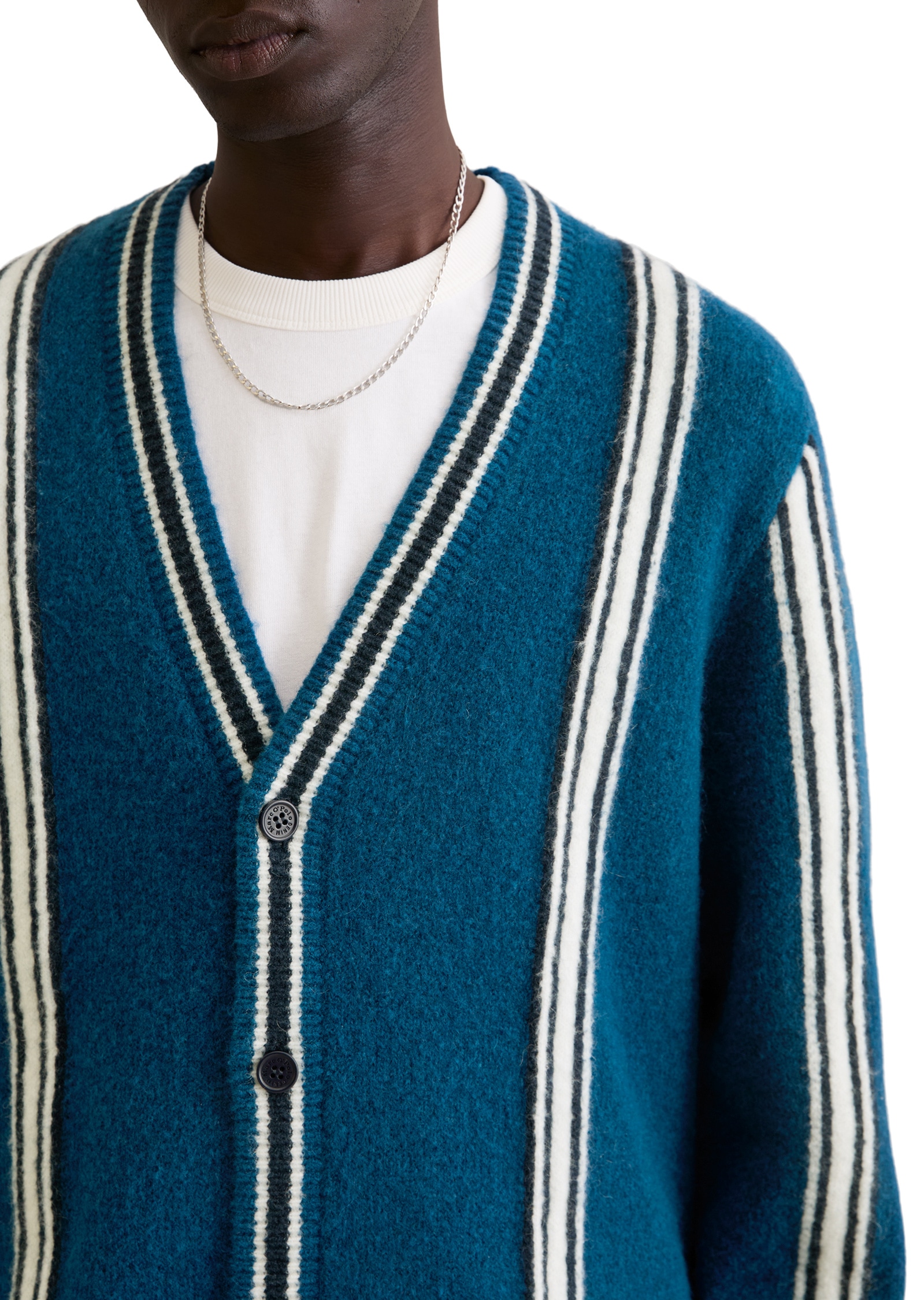 Marc O'Polo DENIM Cardigan »aus weichem Schurwoll-Mix«