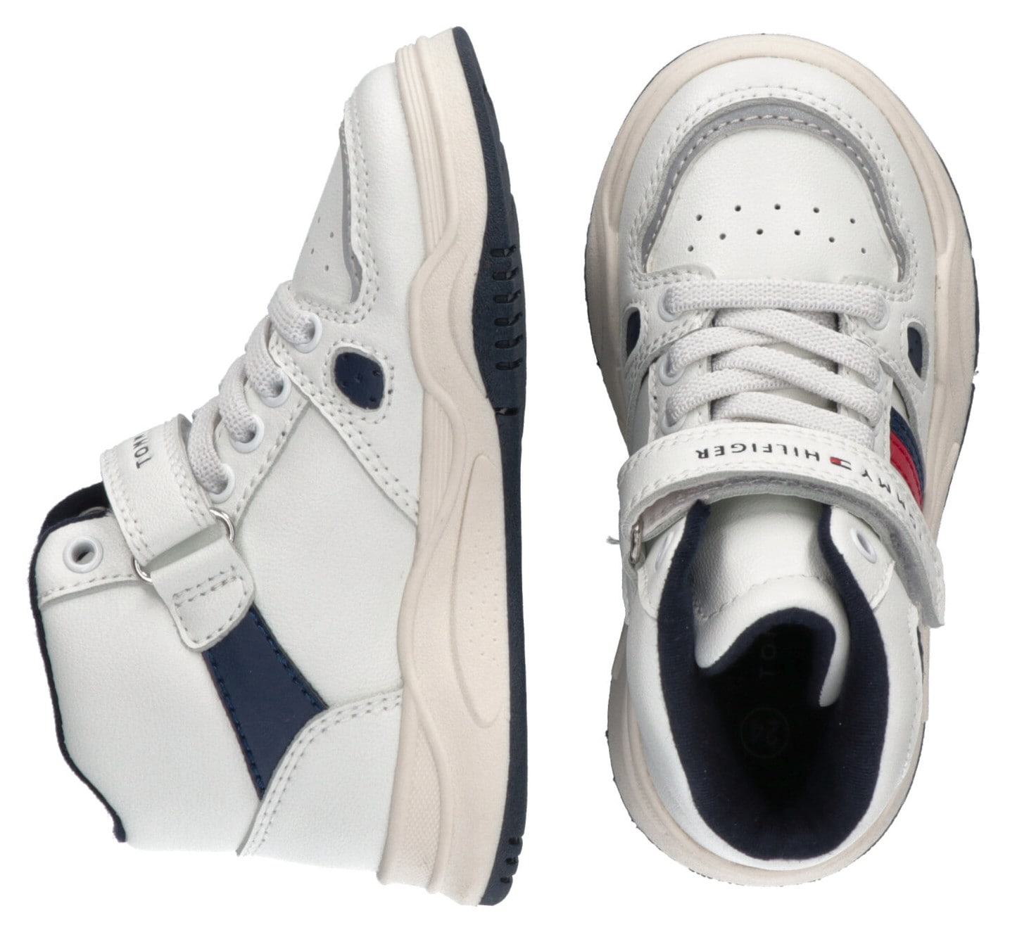 LACE-UP/VELCRO HIGH Hilfiger bestellen SNEAKER«, TOP »STRIPES Sneaker | BAUR in Farbkombi Tommy cooler