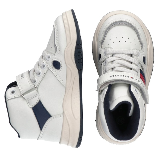 Tommy Hilfiger Sneaker »STRIPES HIGH TOP LACE-UP/VELCRO SNEAKER«, in cooler  Farbkombi bestellen | BAUR